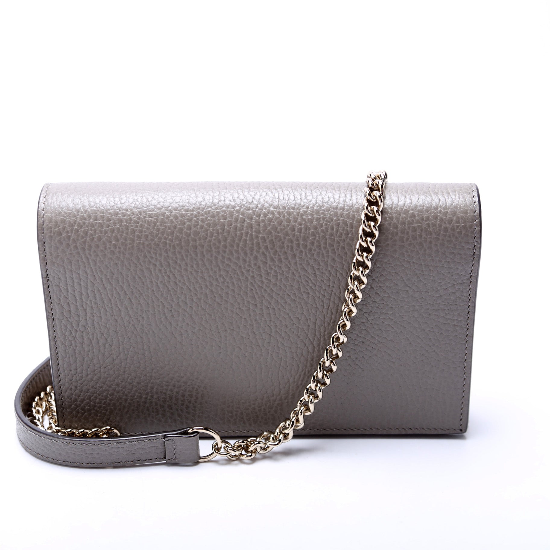 Gucci 510314 Interlocking G Chain Wallet Bag