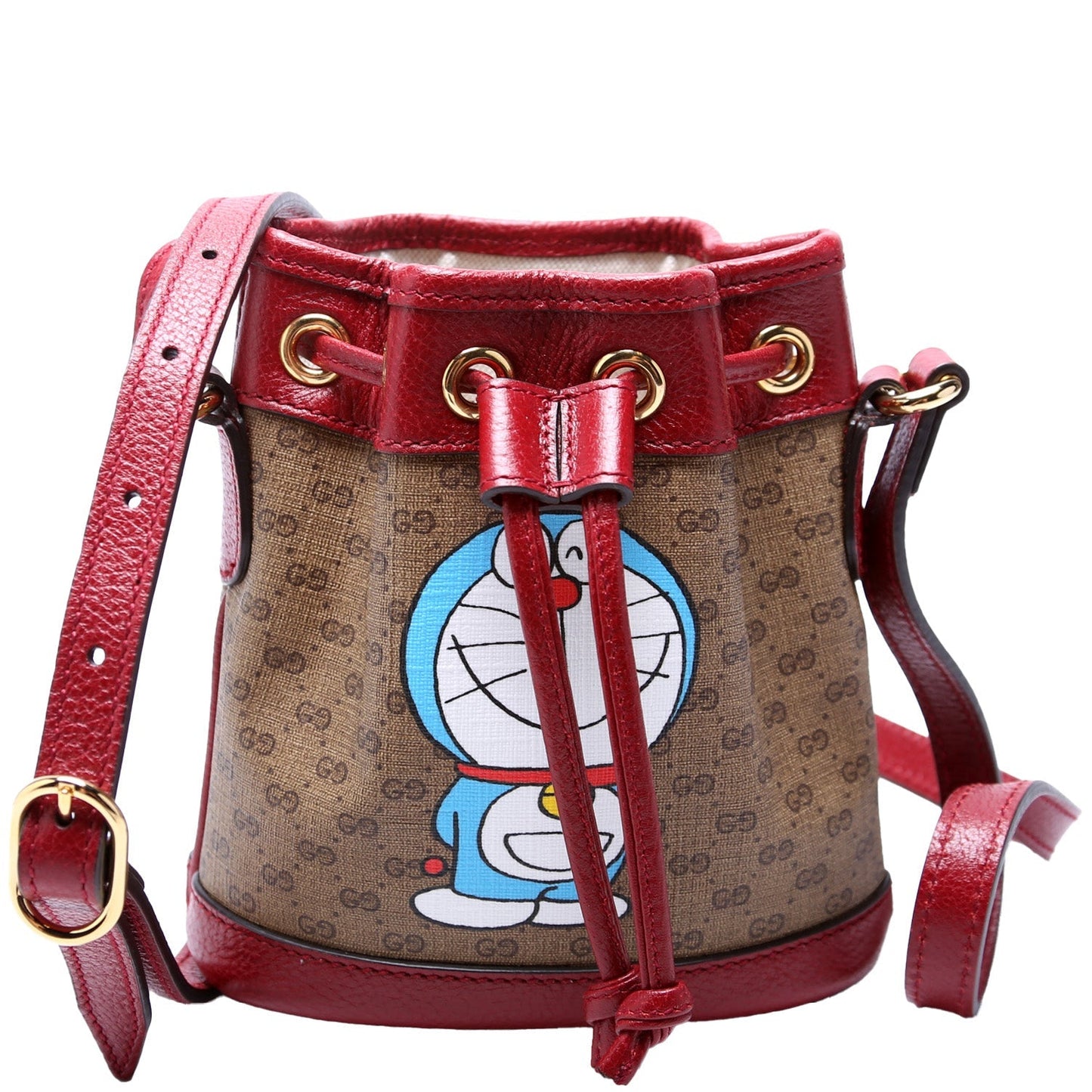 Gucci 647801 Doraemon Mini Bucket Bag