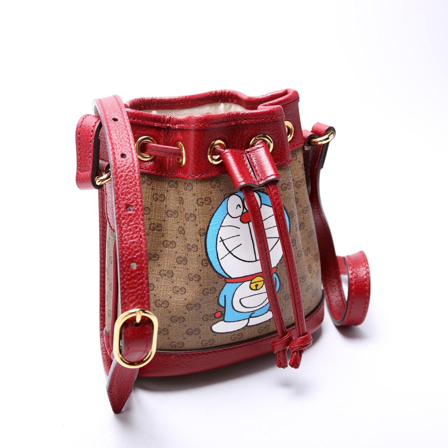 Gucci 647801 Doraemon Mini Bucket Bag