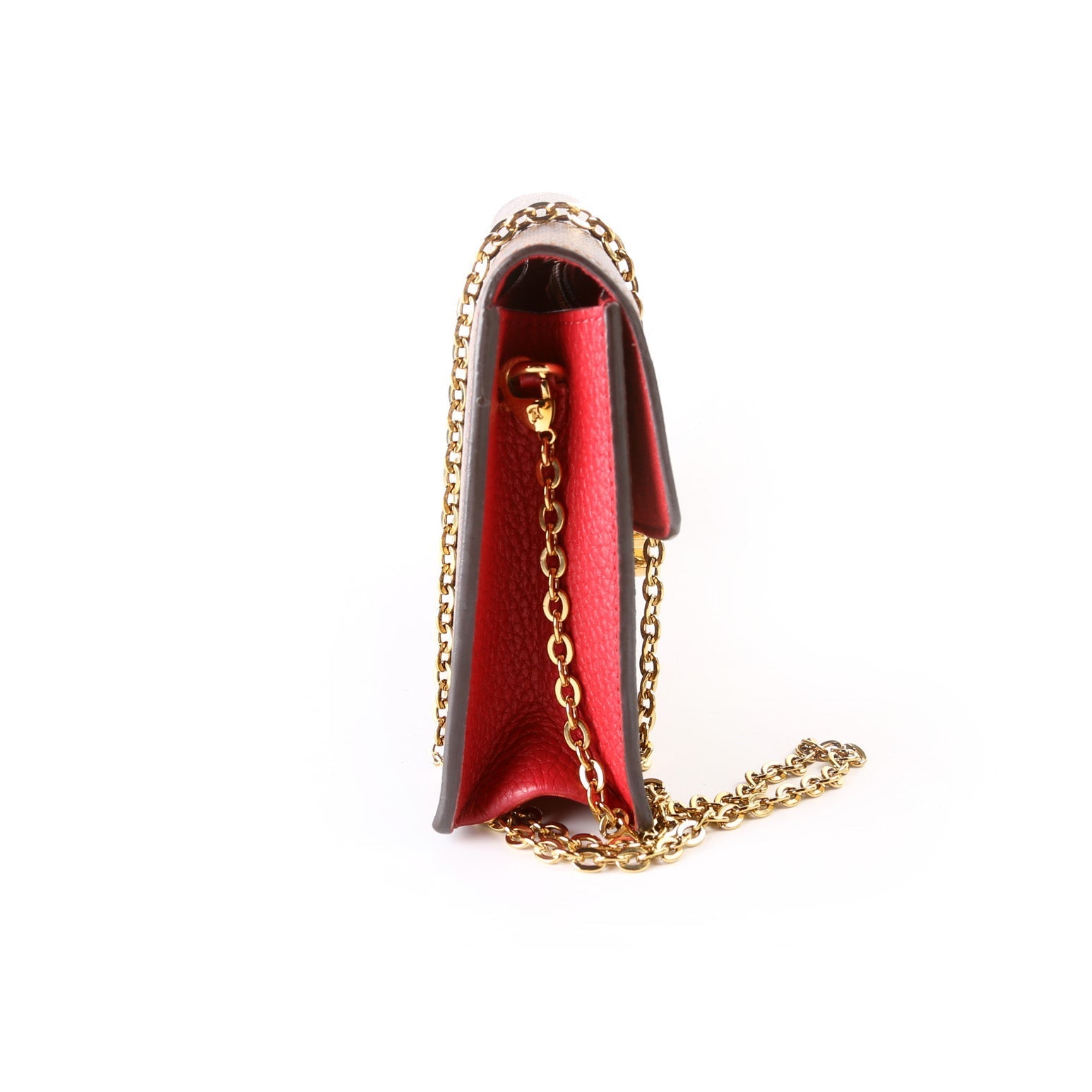 Louis Vuitton Croisette Chain Wallet NM Damier Ebene