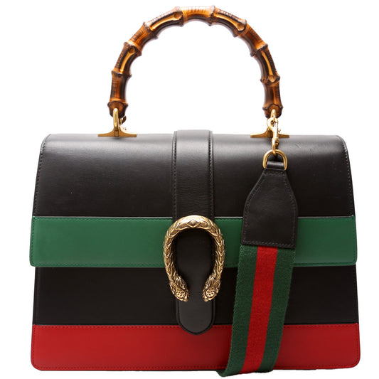 Gucci Leather Top Handle Shoulder Bag