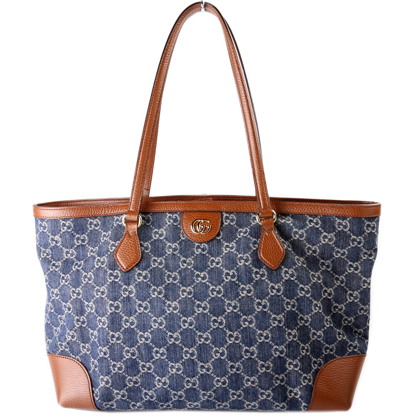 Gucci 631685 Ophidia GG Denim Tote Bag