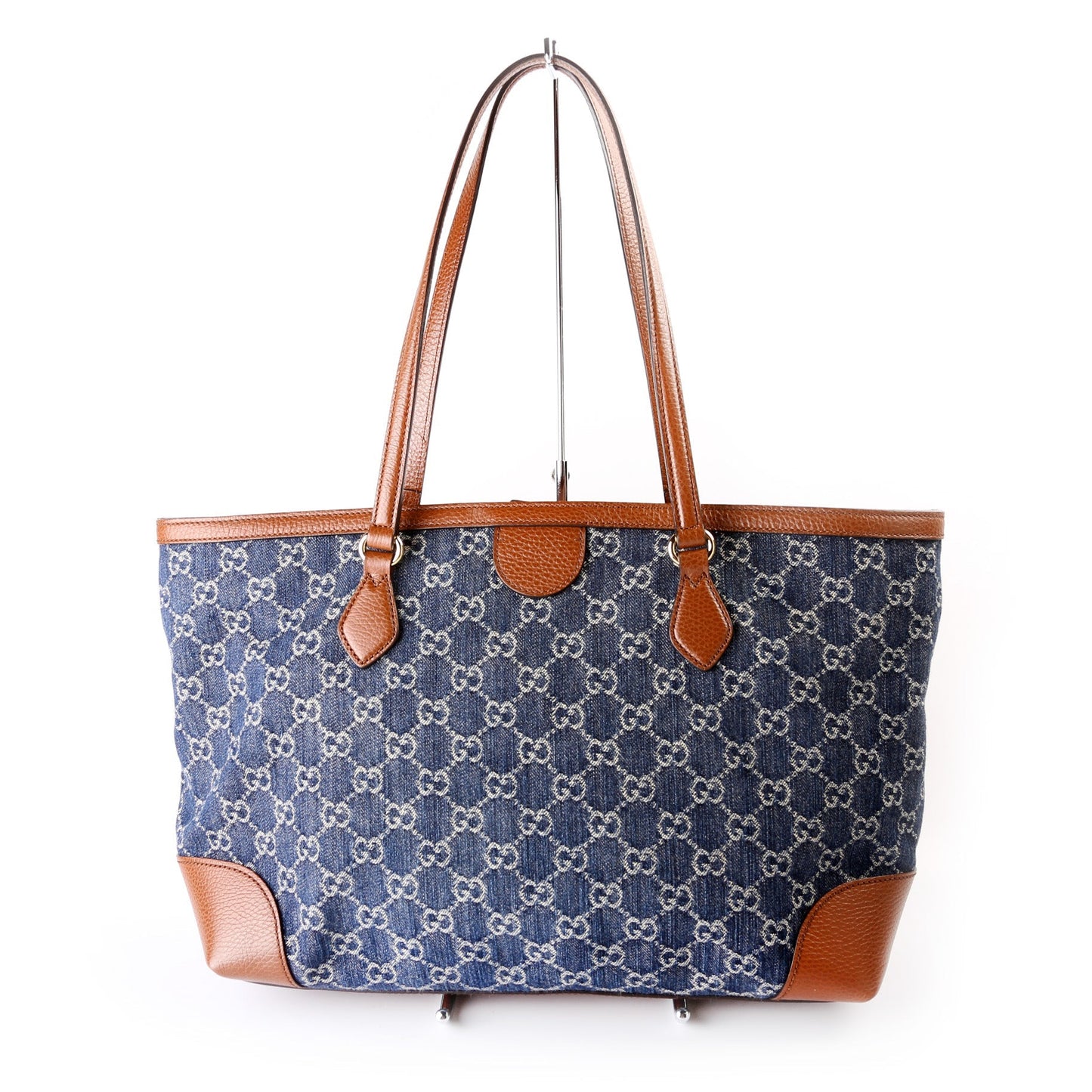 Gucci 631685 Ophidia GG Denim Tote Bag