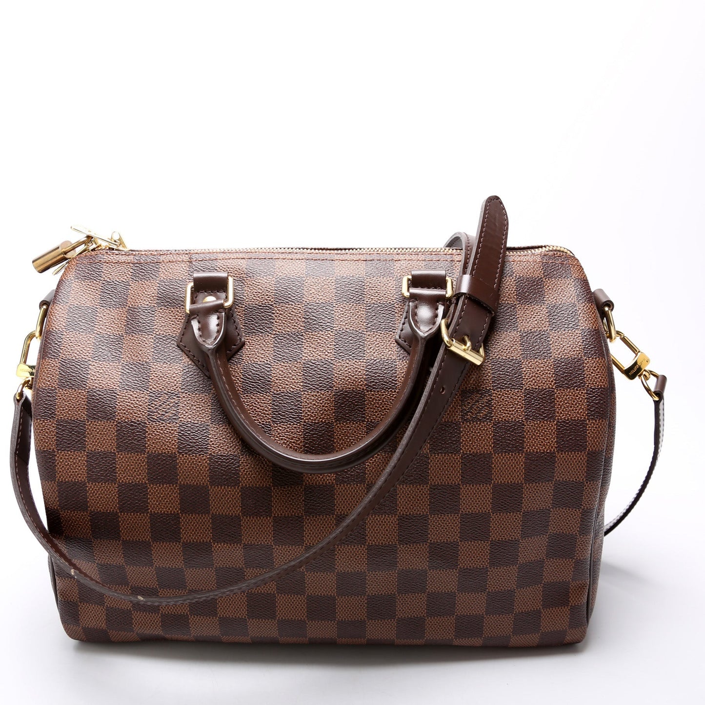 Louis Vuitton Speedy 30 Bandouliere Damier Ebene