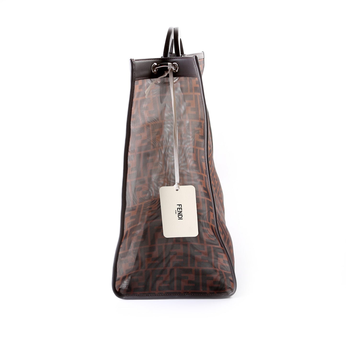 Fendi 8BH351 FF Mesh Runaway Shopper Large Bag