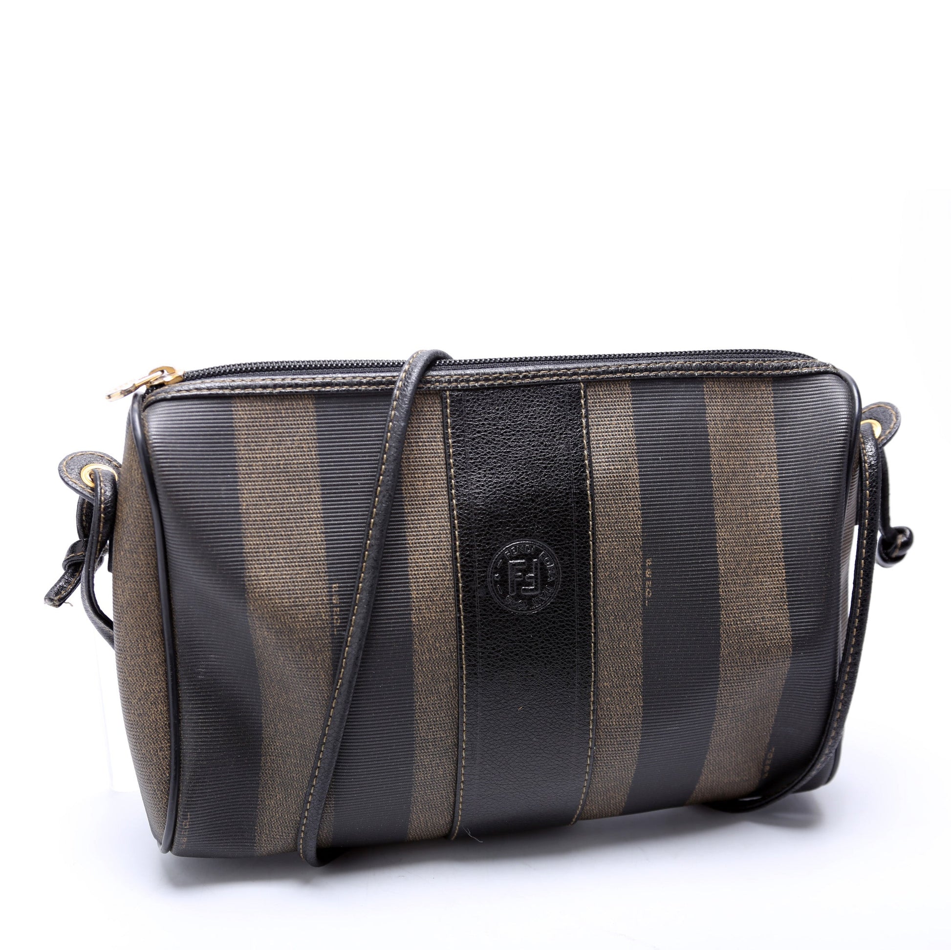 Fendi Pequin Shoulder Bag