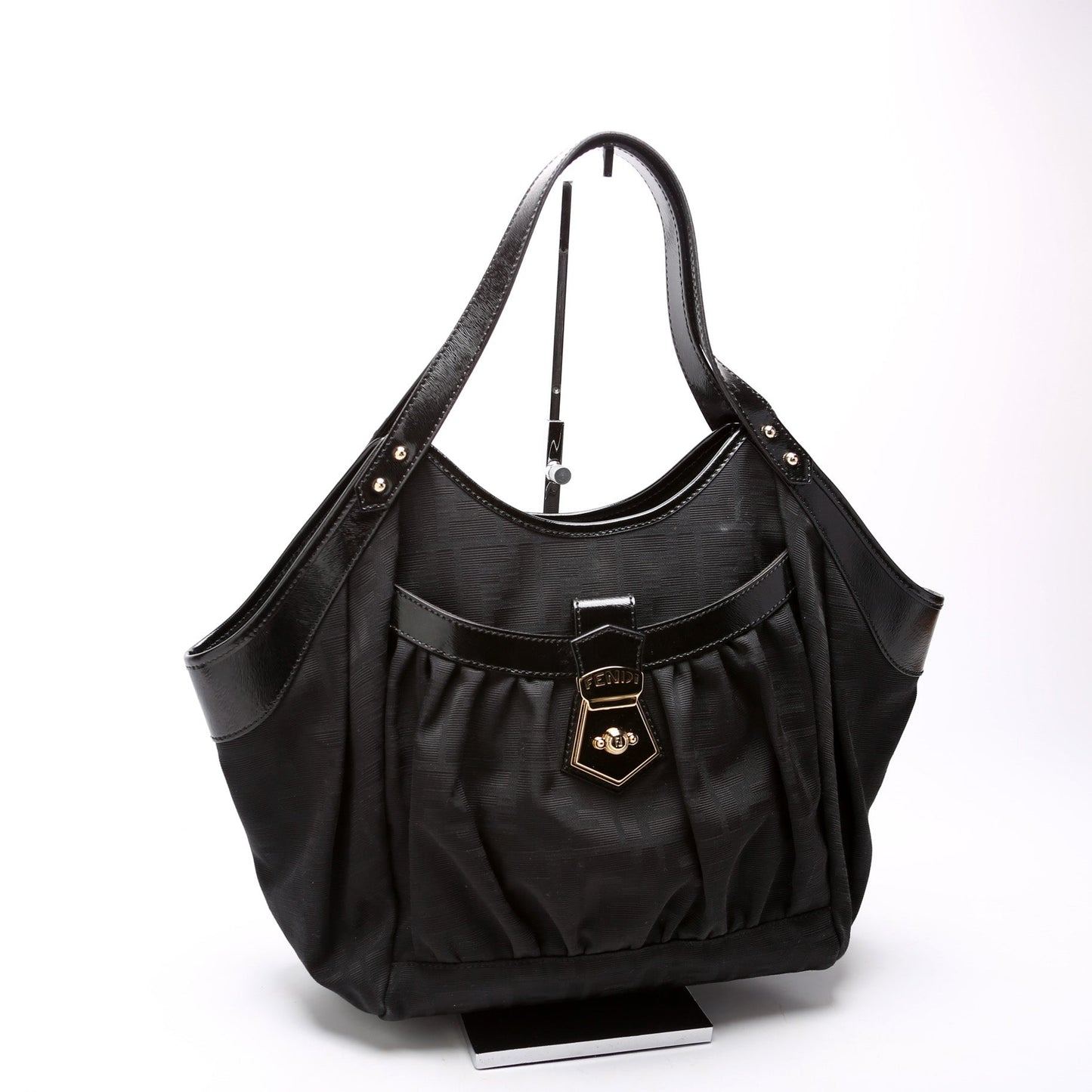 Fendi Chef Pocket Tote Zucca Canvas Large Bag