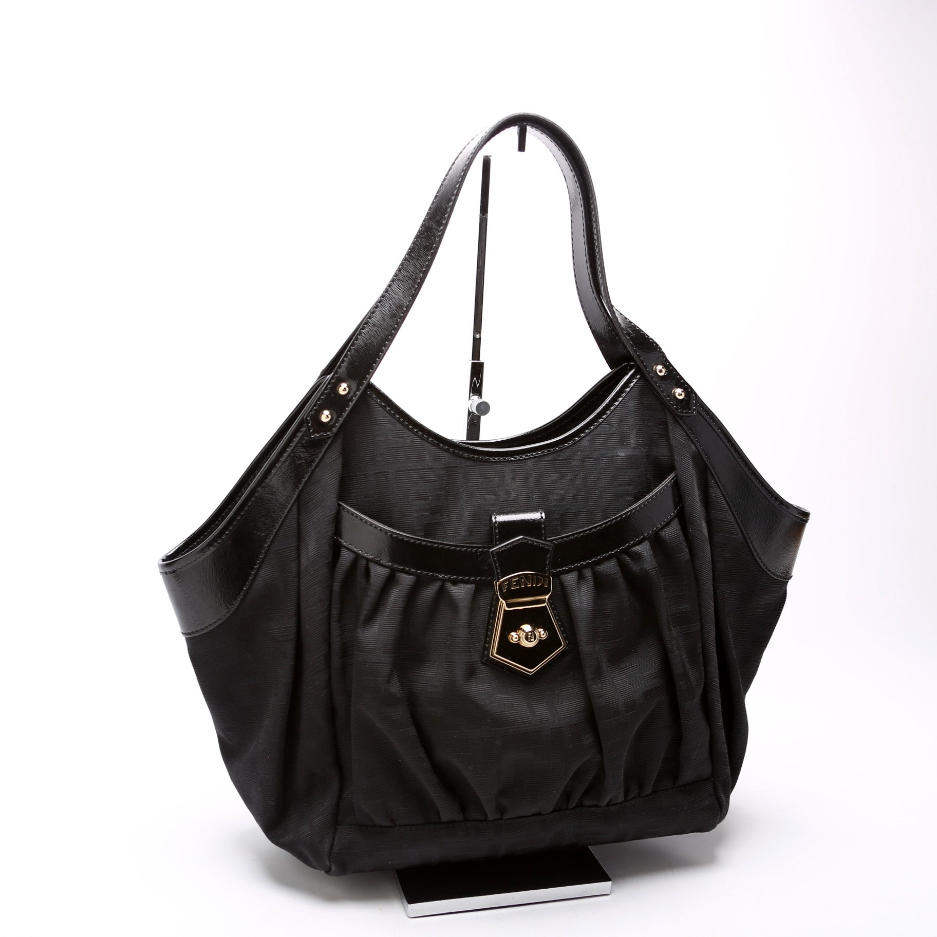 Fendi Chef Pocket Tote Zucca Canvas Large Bag