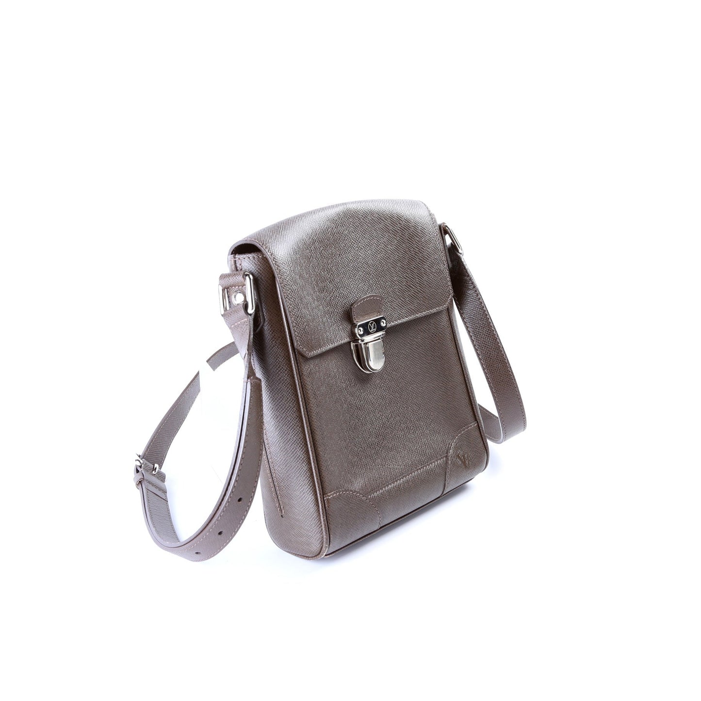 Louis Vuitton Luca Ardoise Taiga Messenger