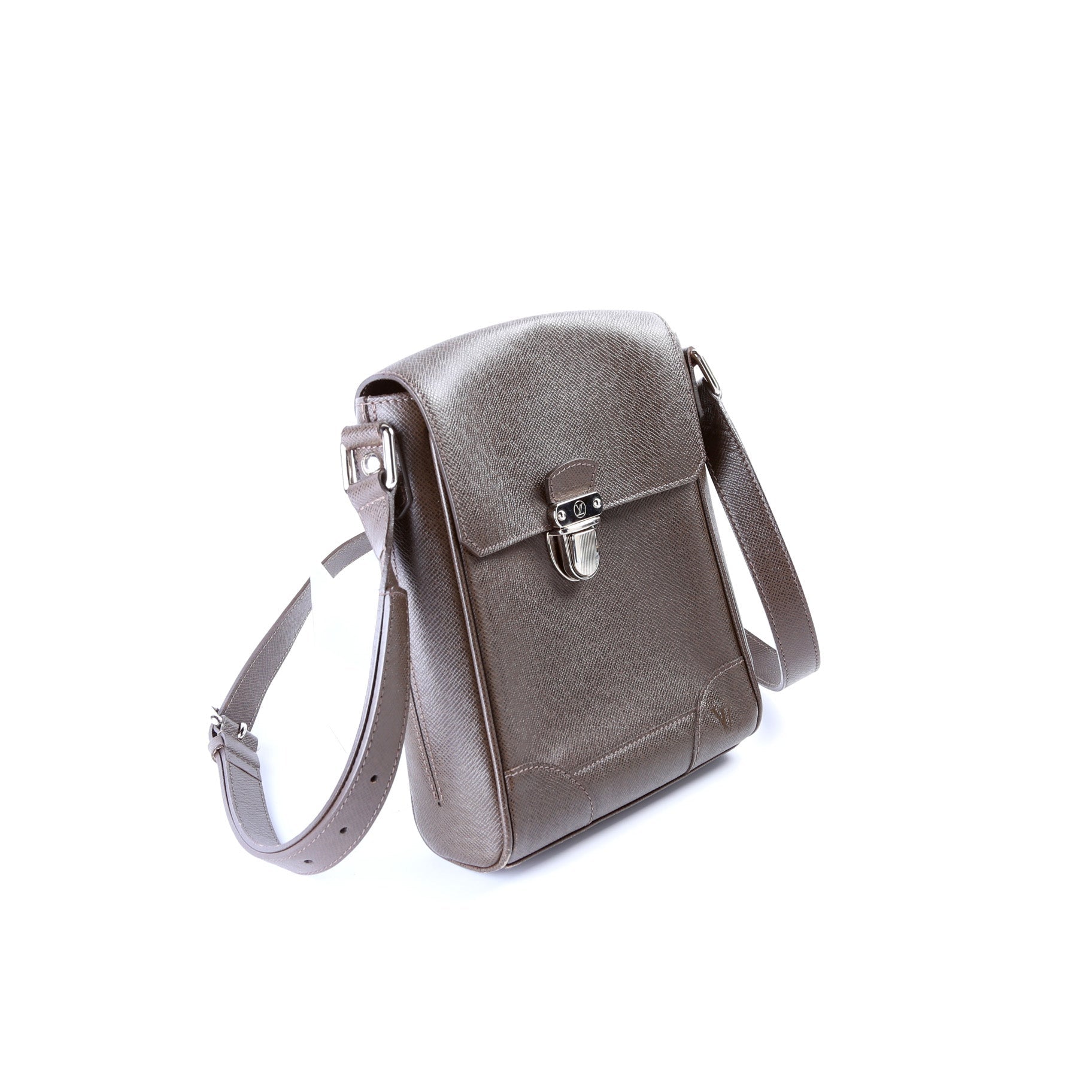 Louis Vuitton Luca Ardoise Taiga Messenger