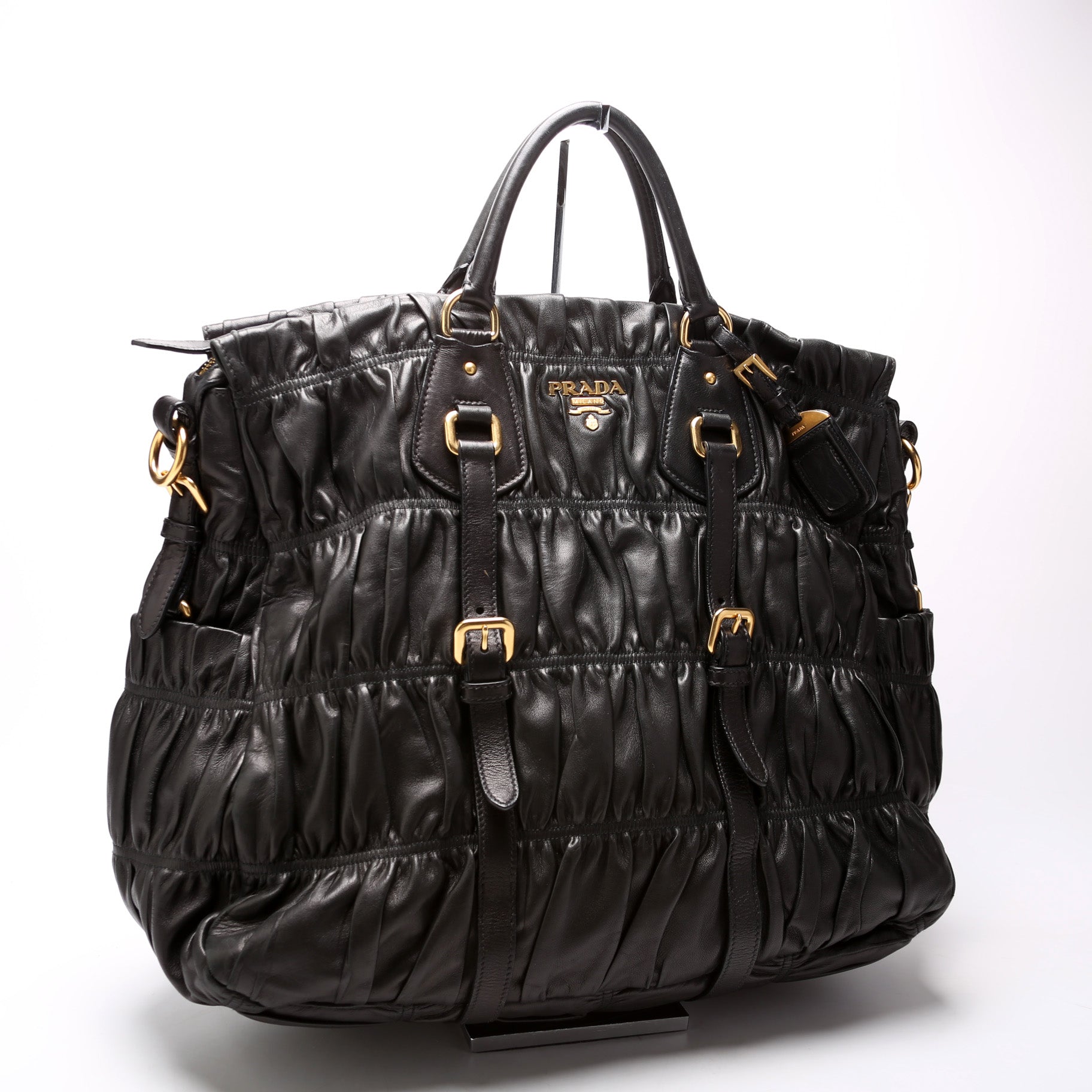 Prada BN1335 Nappa Guafre Large Shoulder Bag