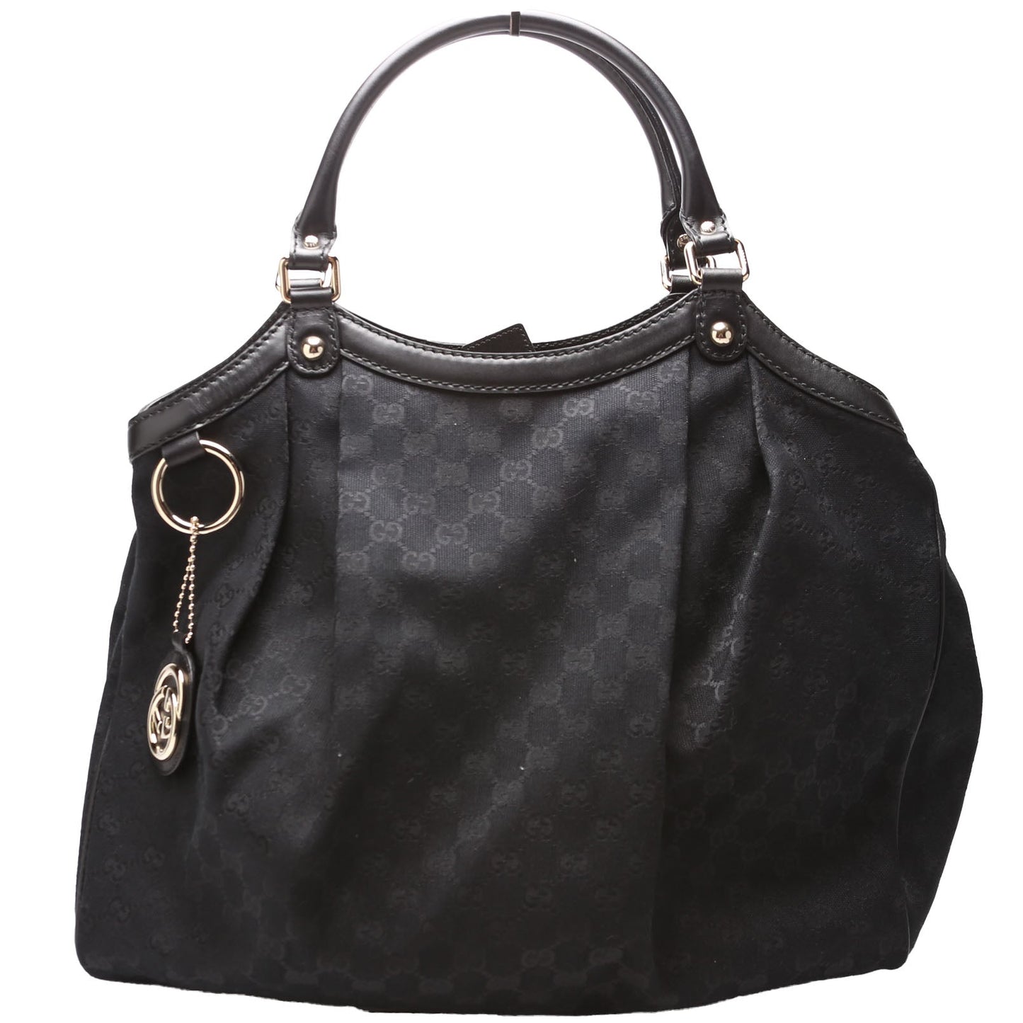Gucci 211943 Sukey GG Canvas Large Bag