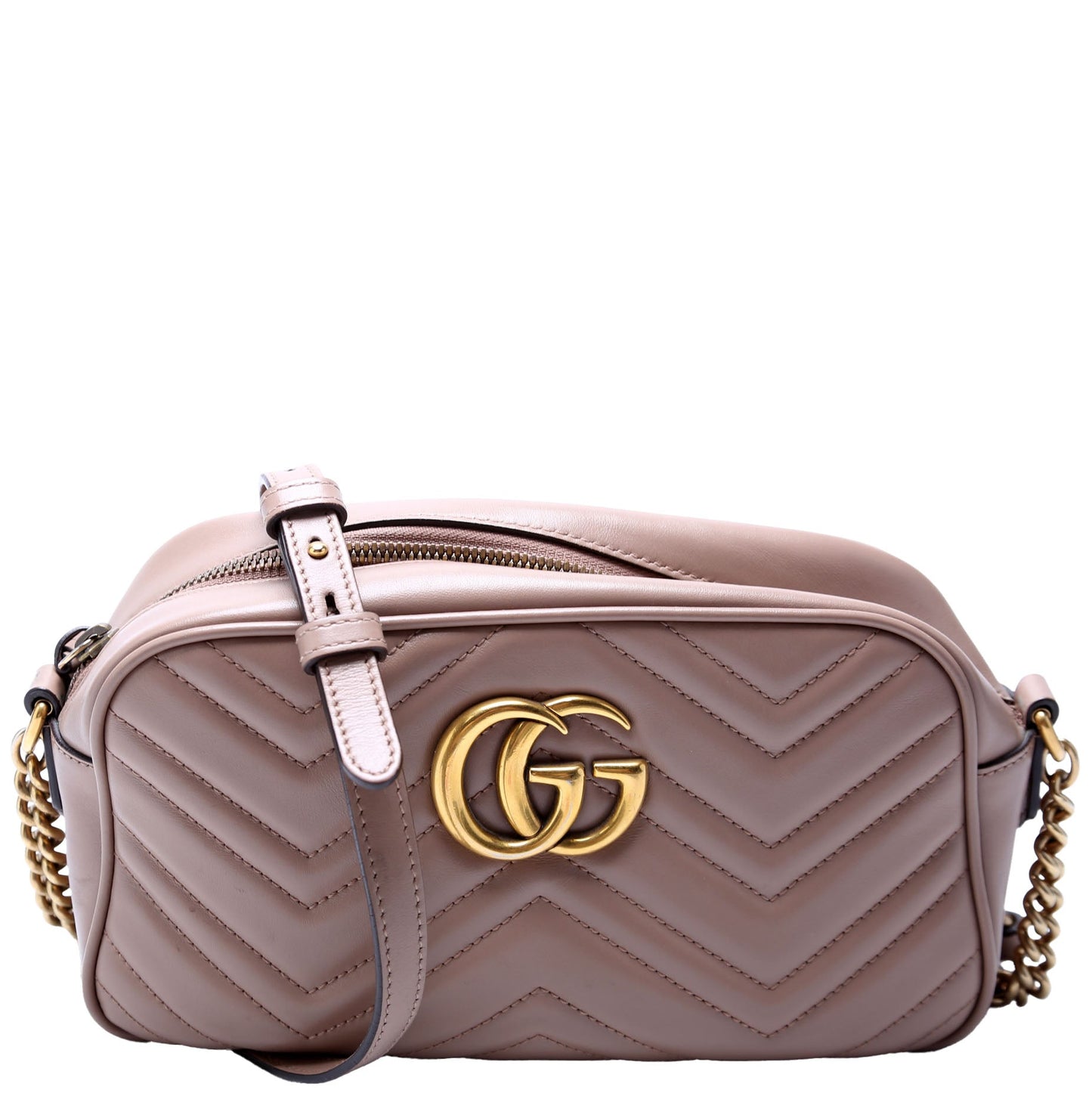 Gucci 447632 Marmont Small Leather Camera Bag