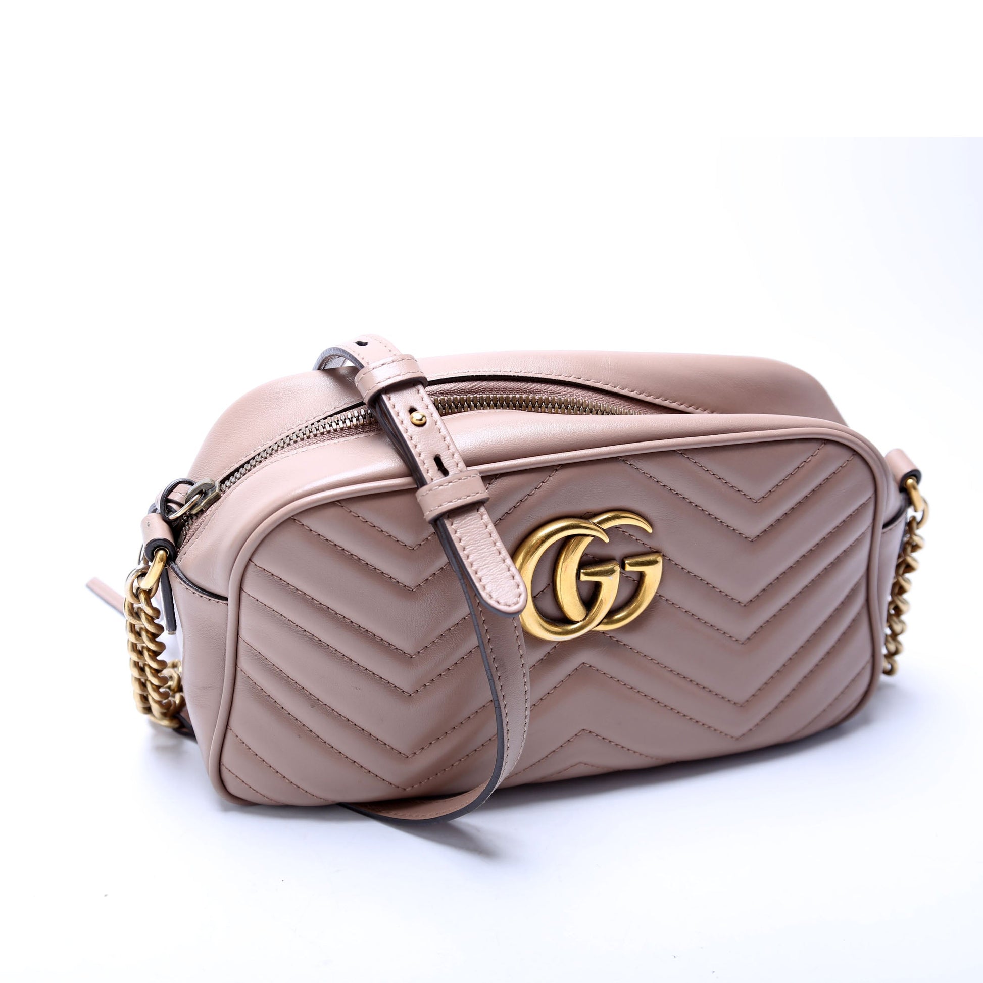 Gucci 447632 Marmont Small Leather Camera Bag