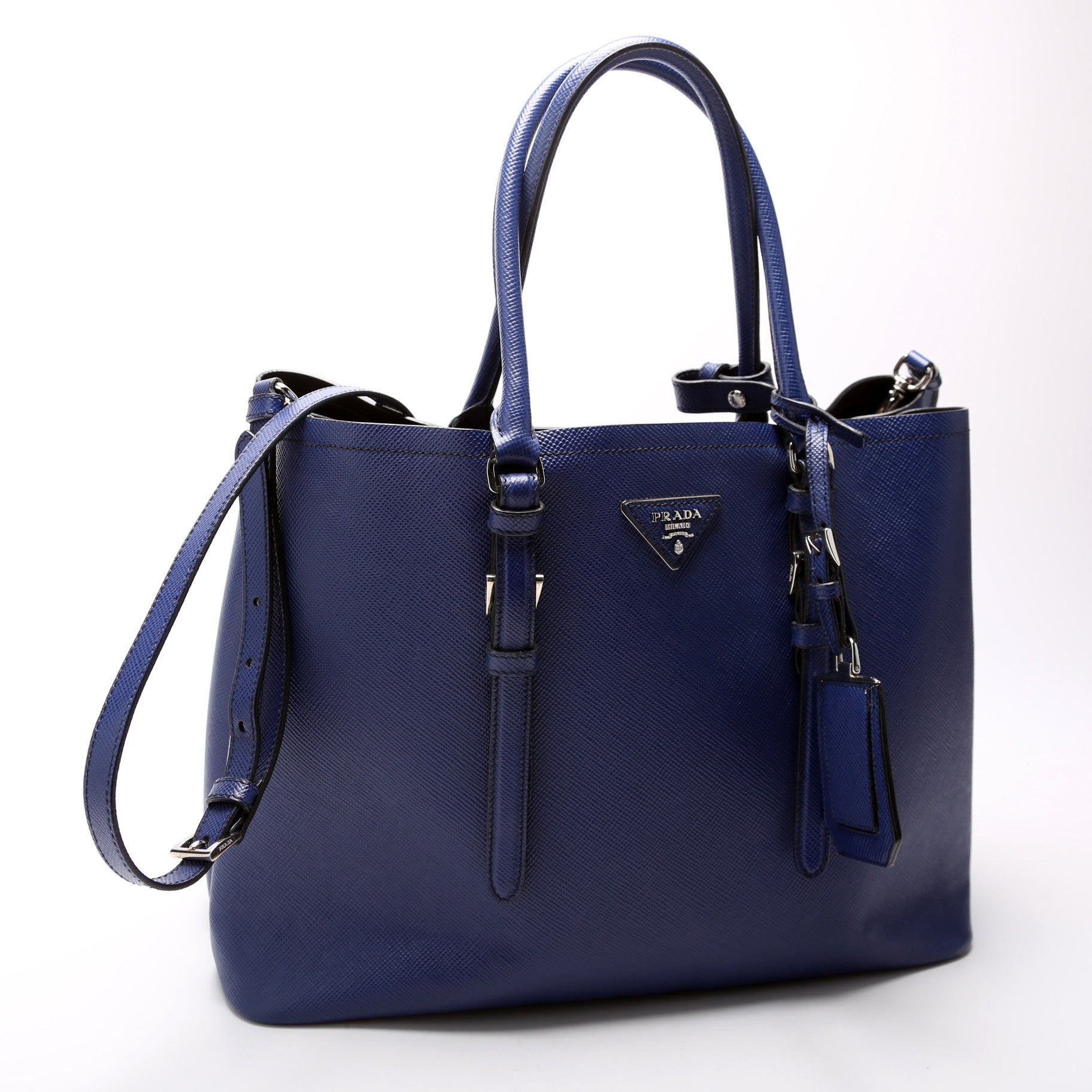 Prada Saffiano Cuir Double Medium Bag