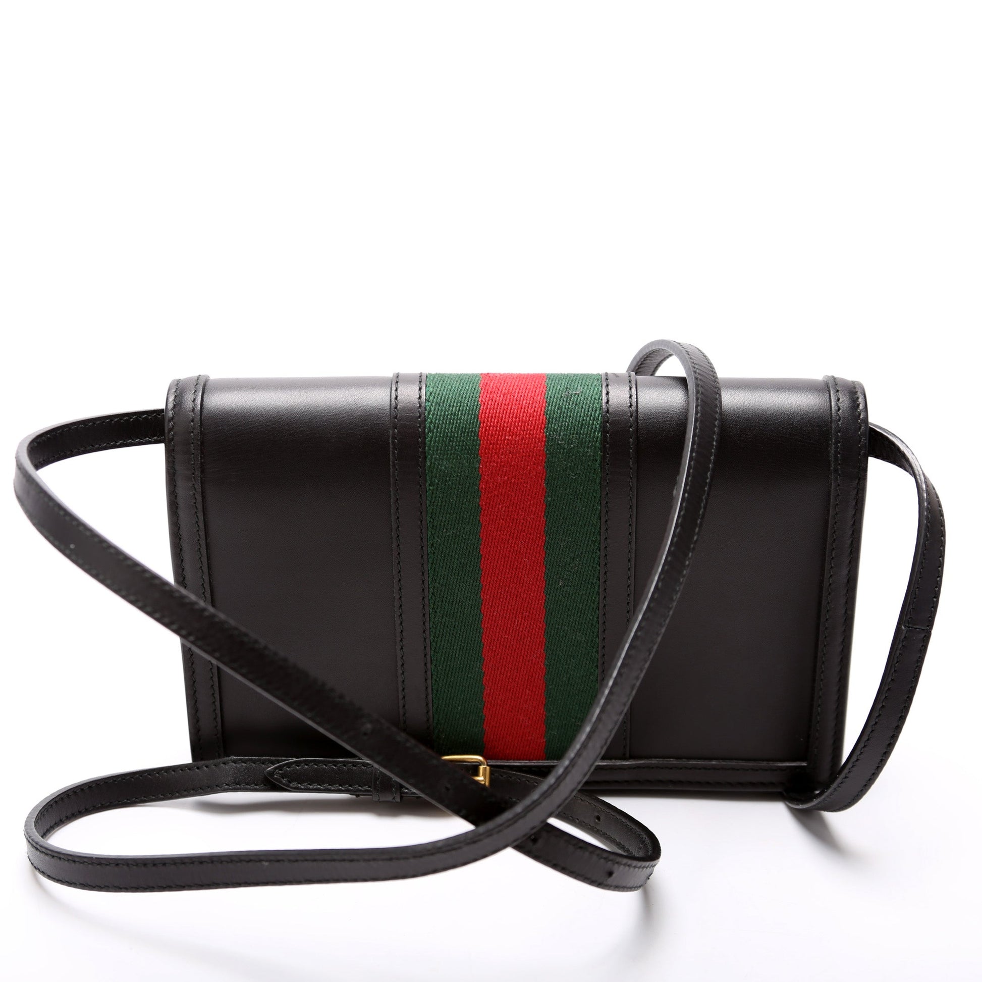 Gucci Calfskin Web Wallet on Strap 409439 Bag