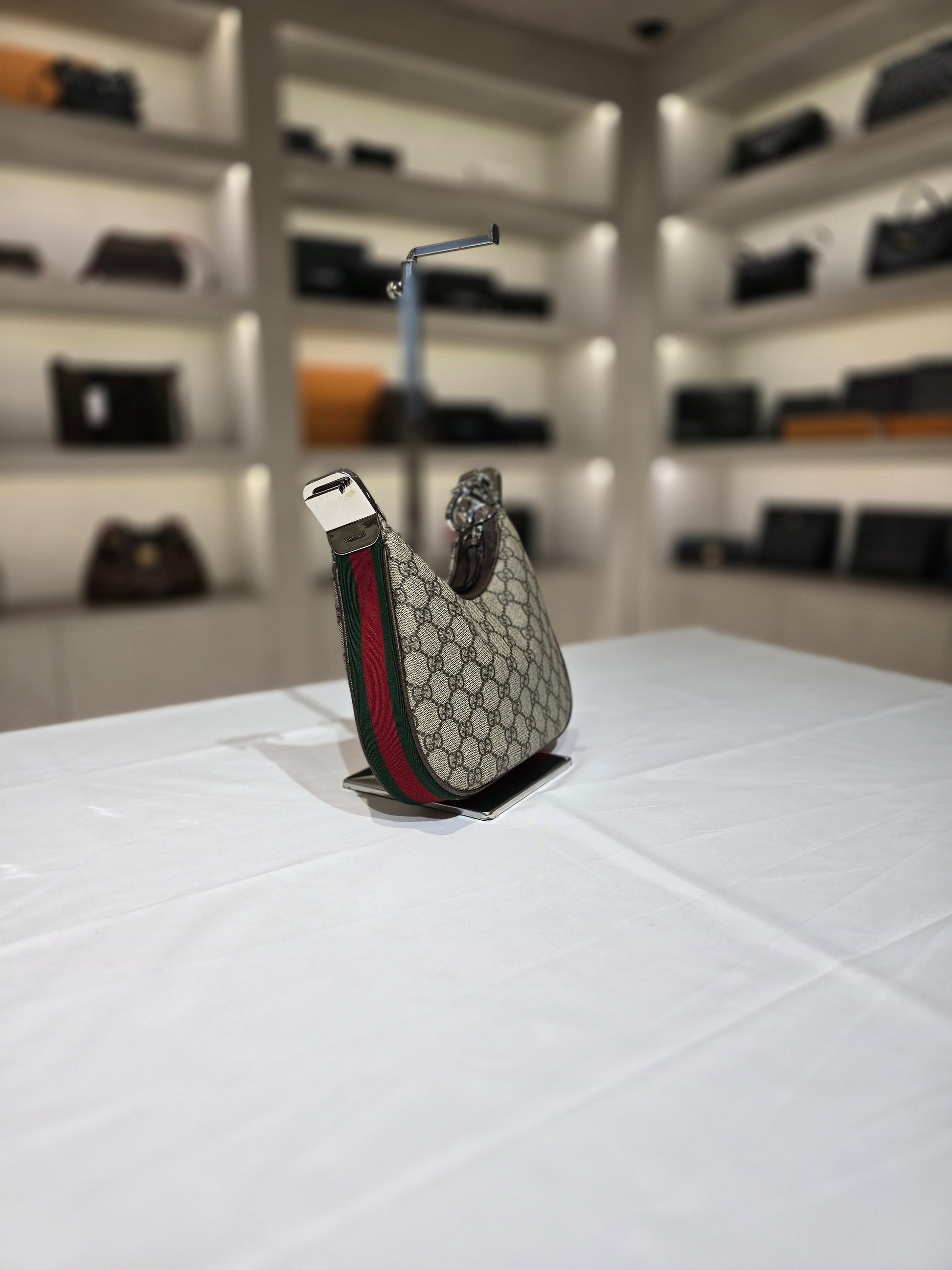 Gucci Canvas Shoulder Bag