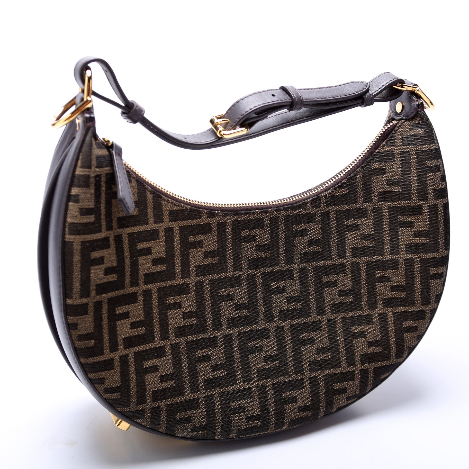 Fendi graphy Small Zucca Hobo Bag
