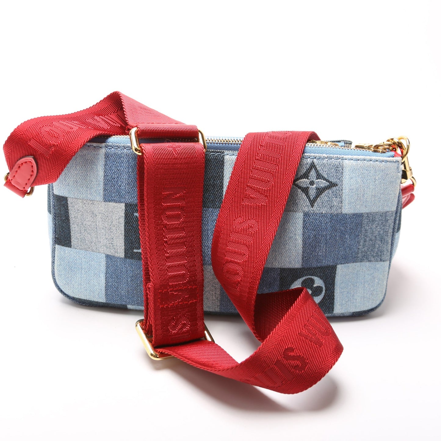 Designer Women's Crossbody Bag | Louis Vuitton Multi Pochette Damier Denim