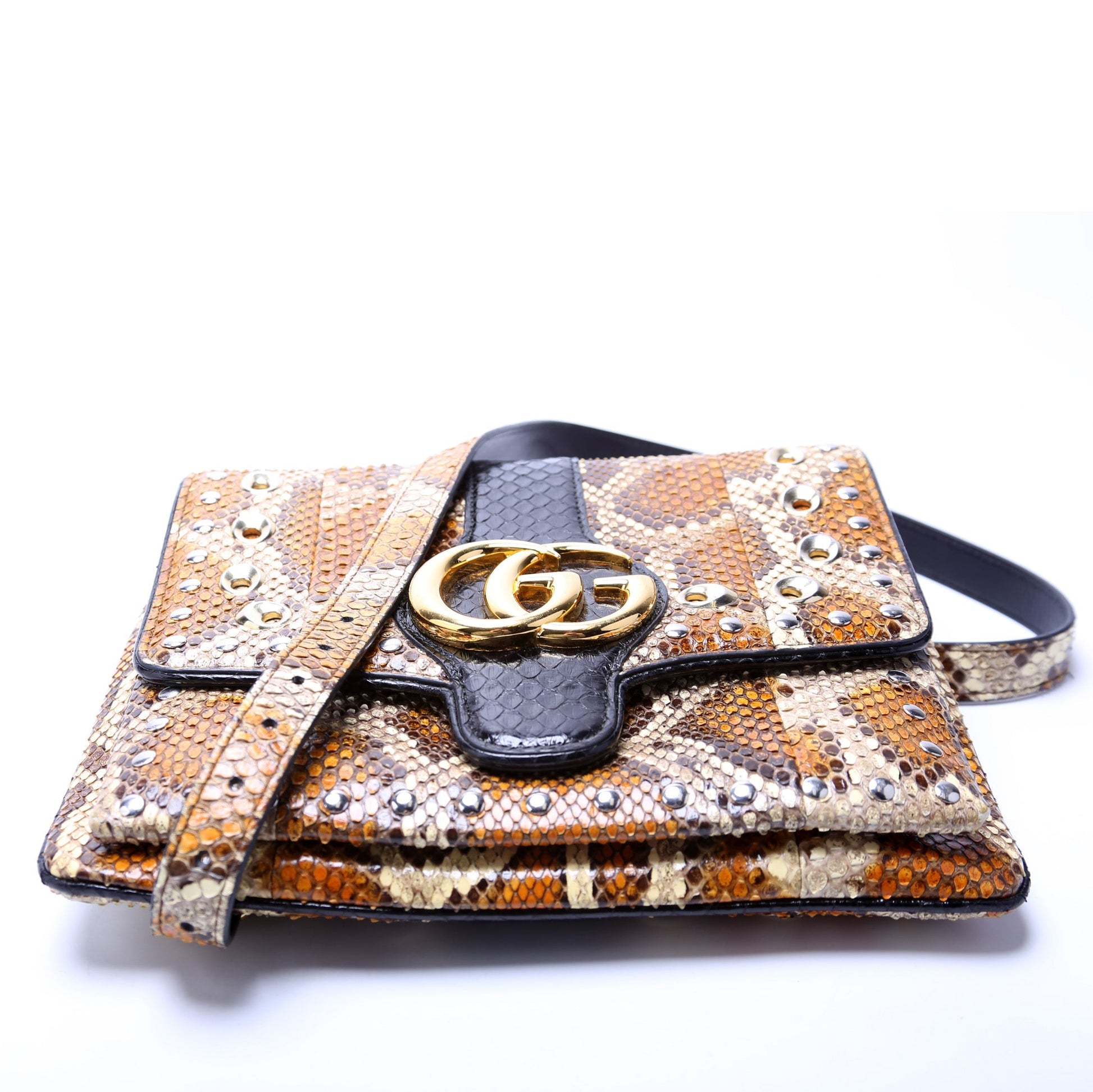 Gucci 550126 Arli Python Crossbody Bag