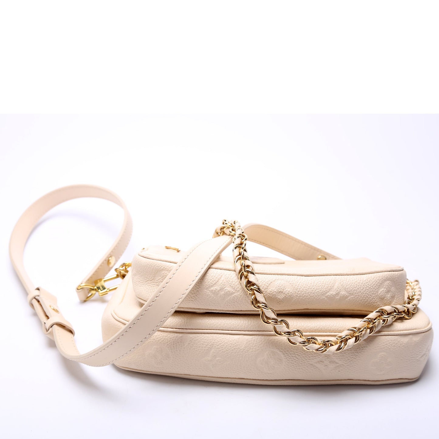 Designer Women's Crossbody Bag | Louis Vuitton Multi Pochette Empreinte Cream