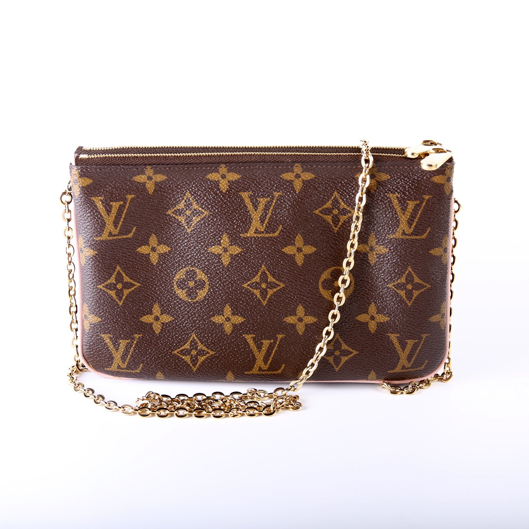 Louis Vuitton Double Zip Pochette Blooming Flowers