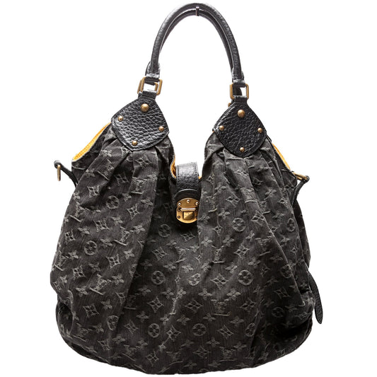 Louis Vuitton XL Denim Hobo Mahina