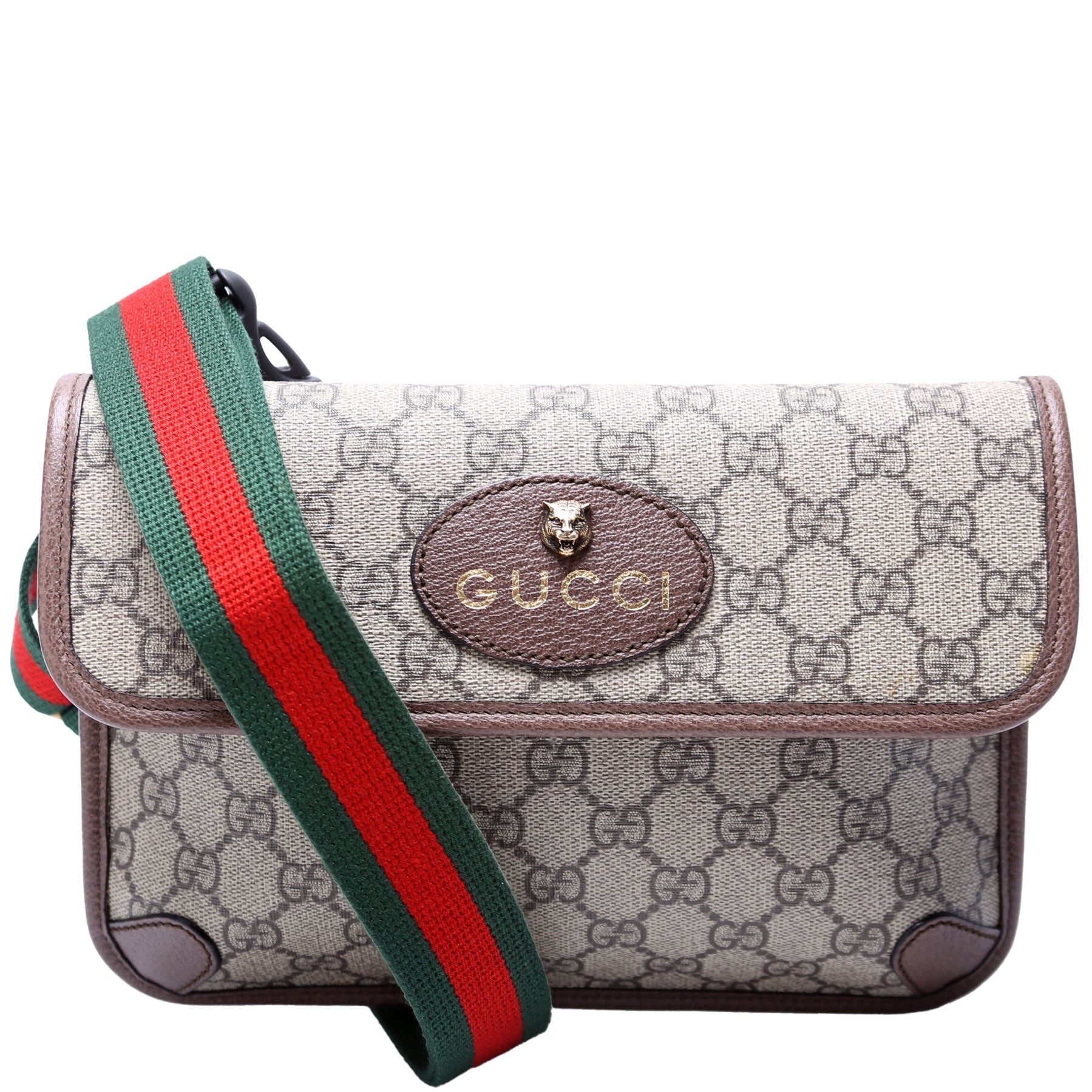 Gucci 493930 GG Supreme Neo Web Belt Bag