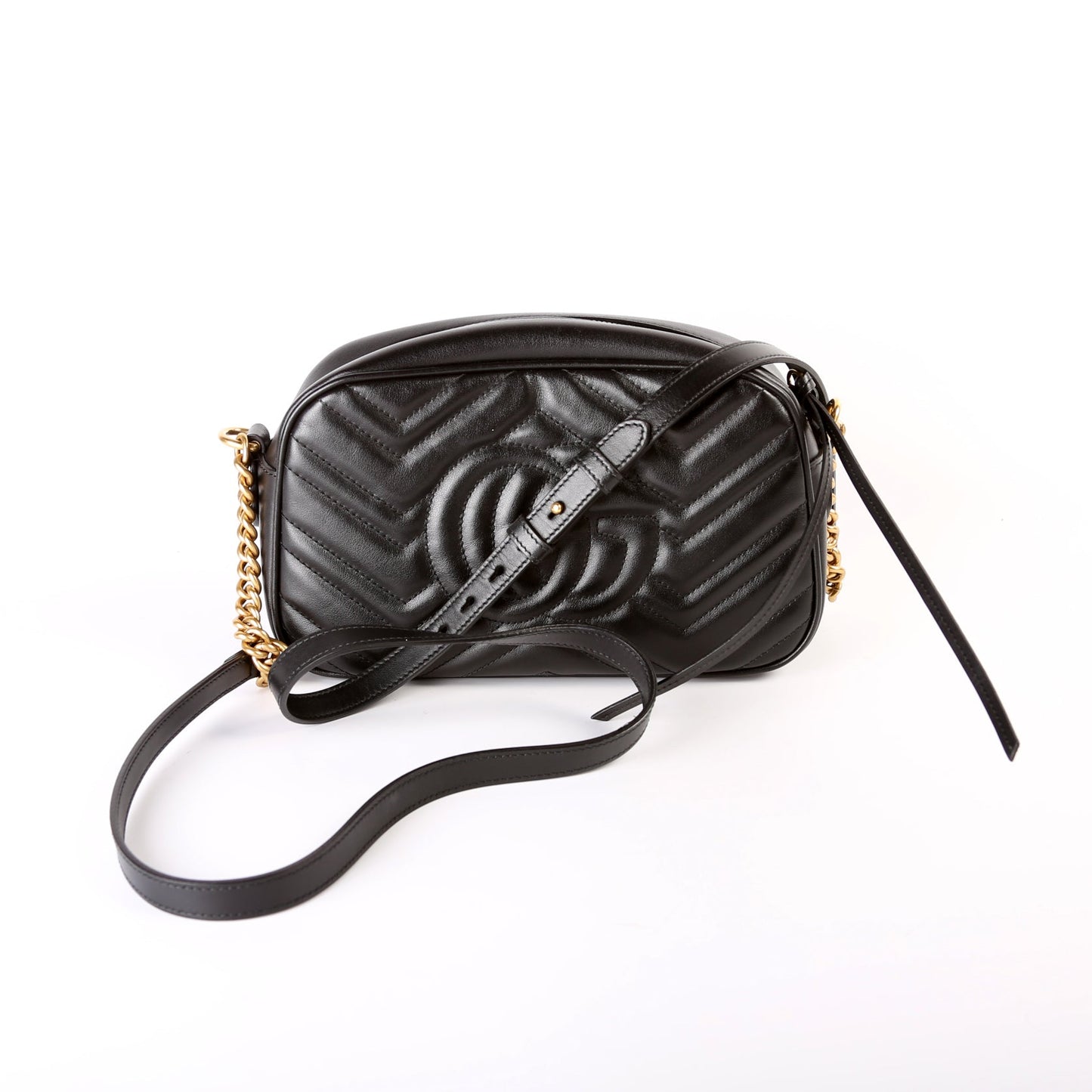 Gucci 447632 Marmont Small Leather Camera Bag
