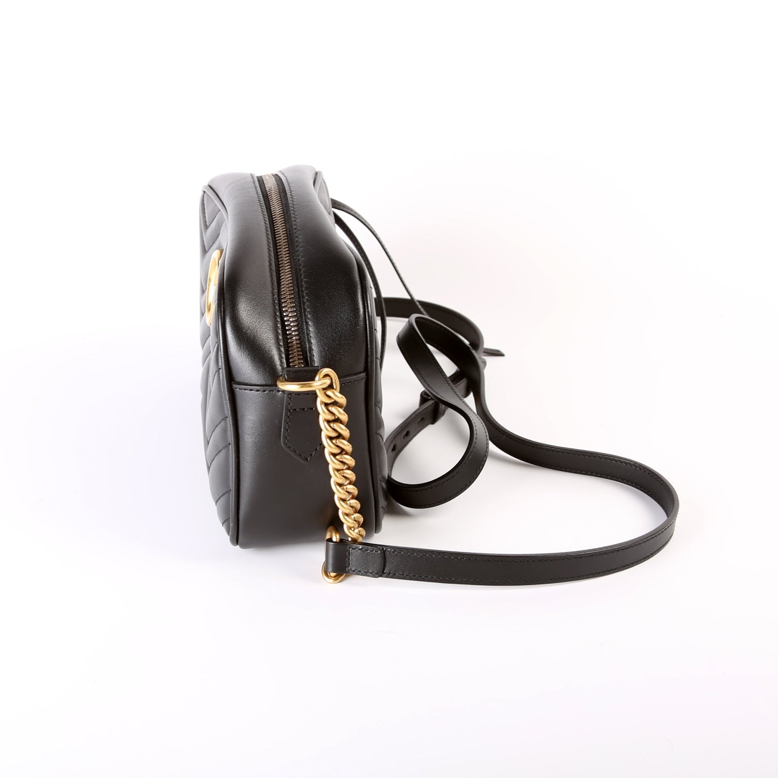 Gucci 447632 Marmont Small Leather Camera Bag