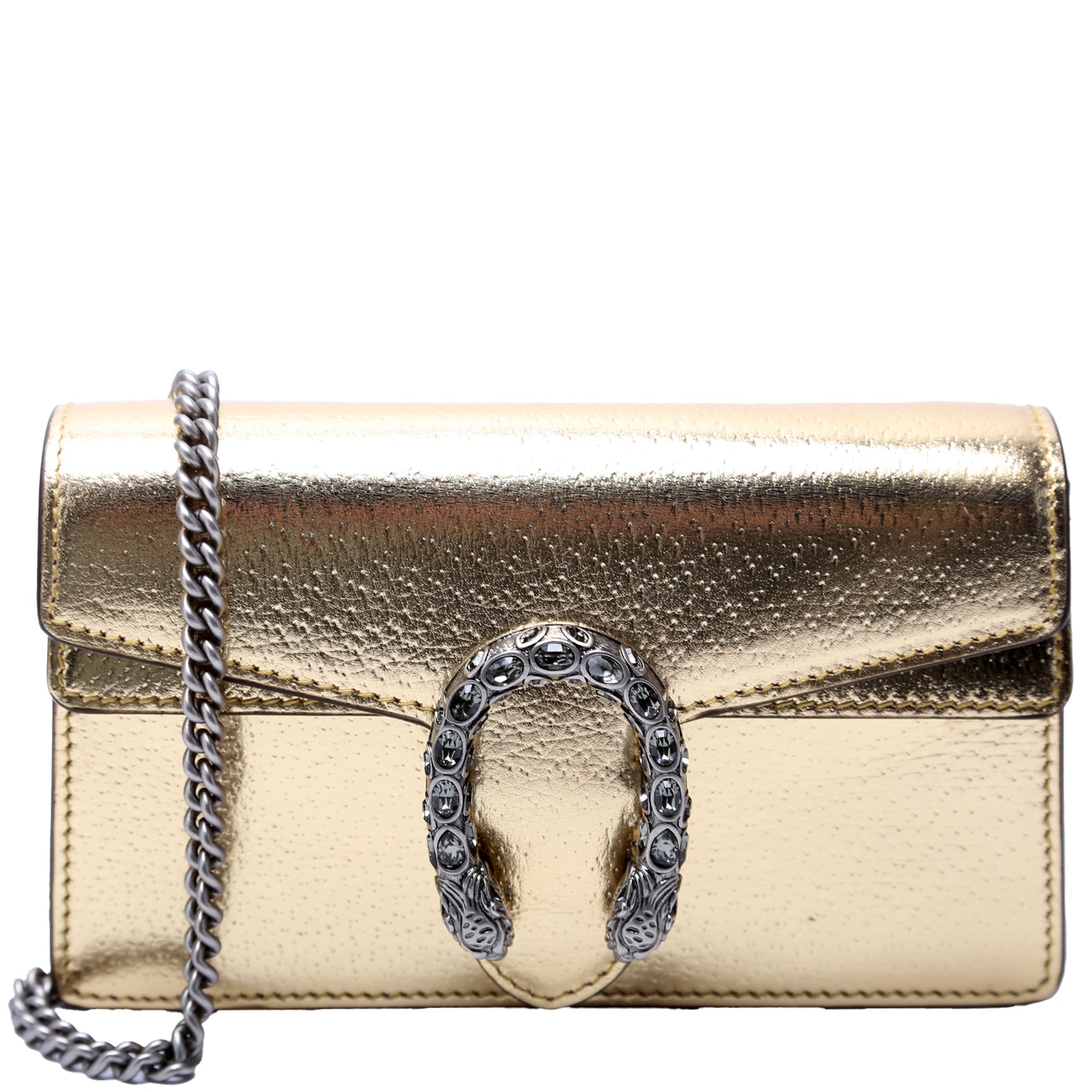 Gucci 476432 Dionysus Metallic Super Mini Bag