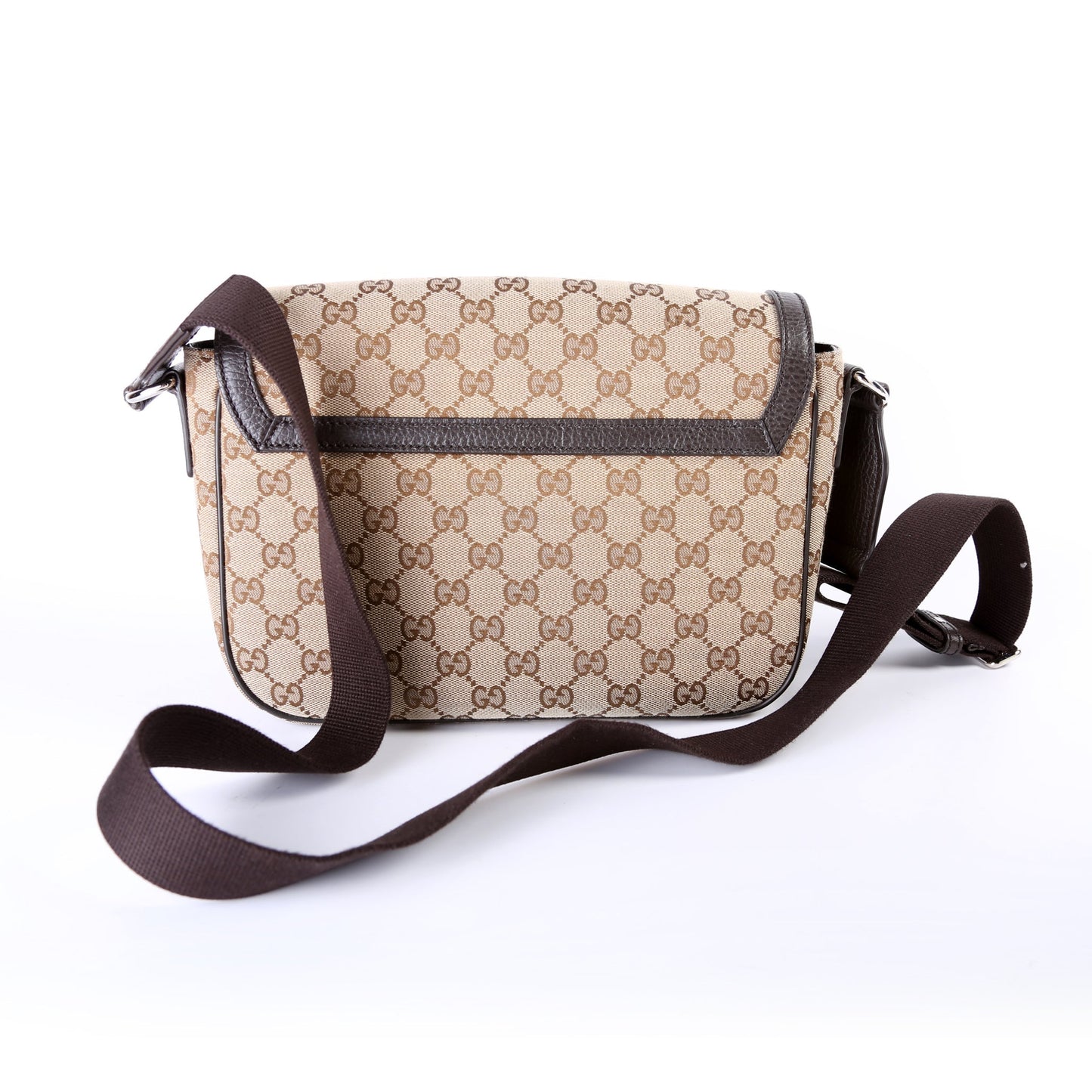 Gucci 449172 GG Canvas Messenger Bag