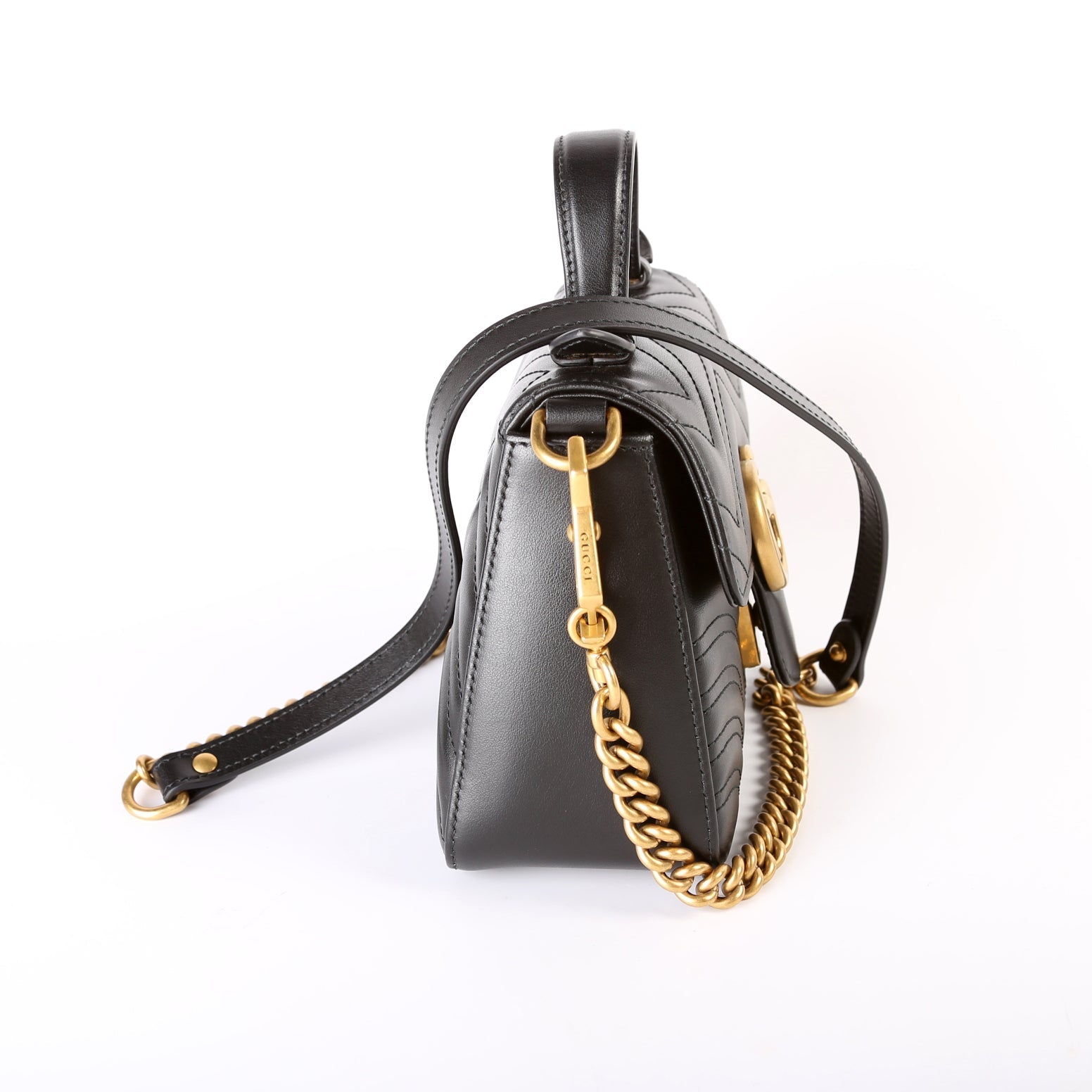 Gucci 547260 Mini Marmont Top Handle Bag