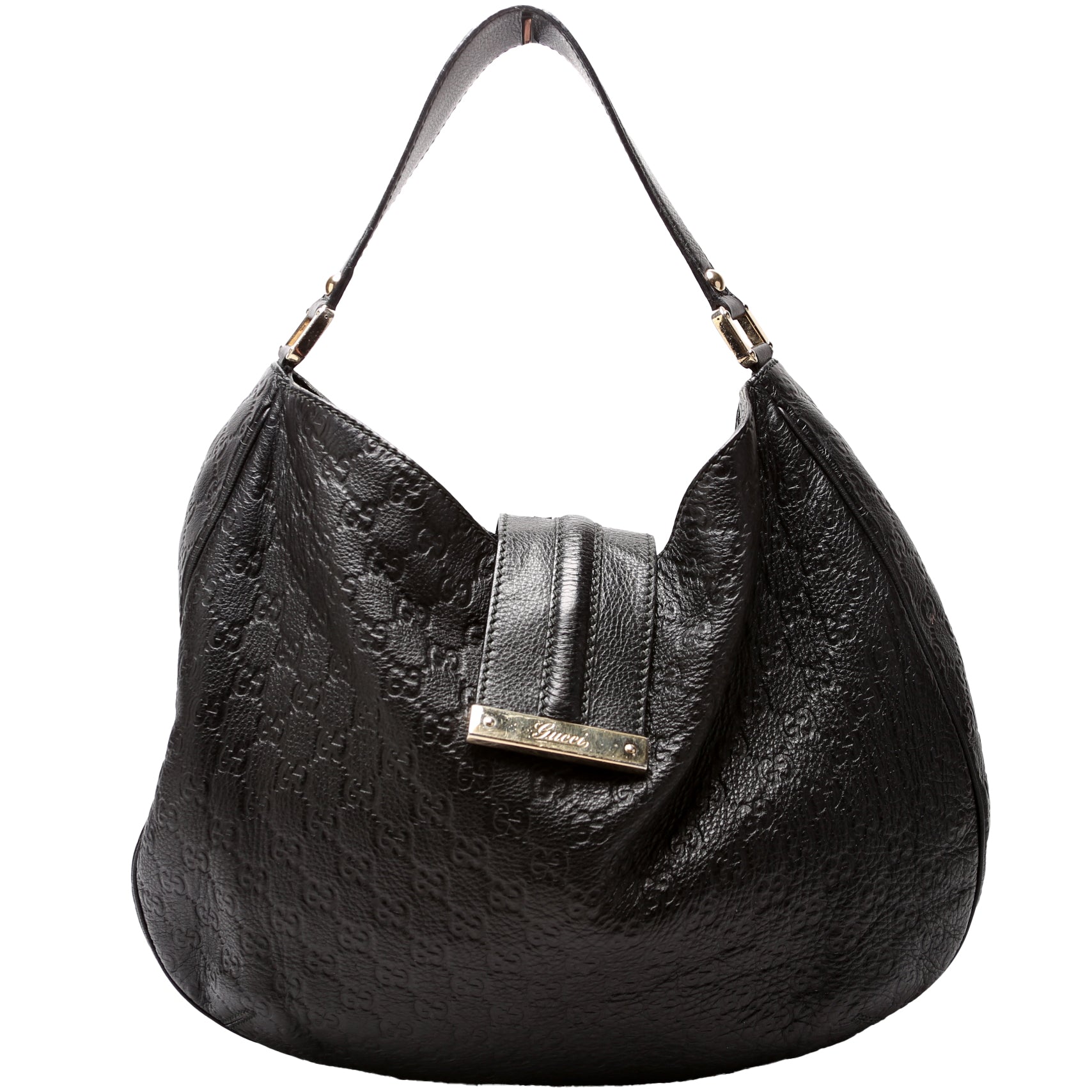 Gucci GG Leather Large Hobo 233604 Bag