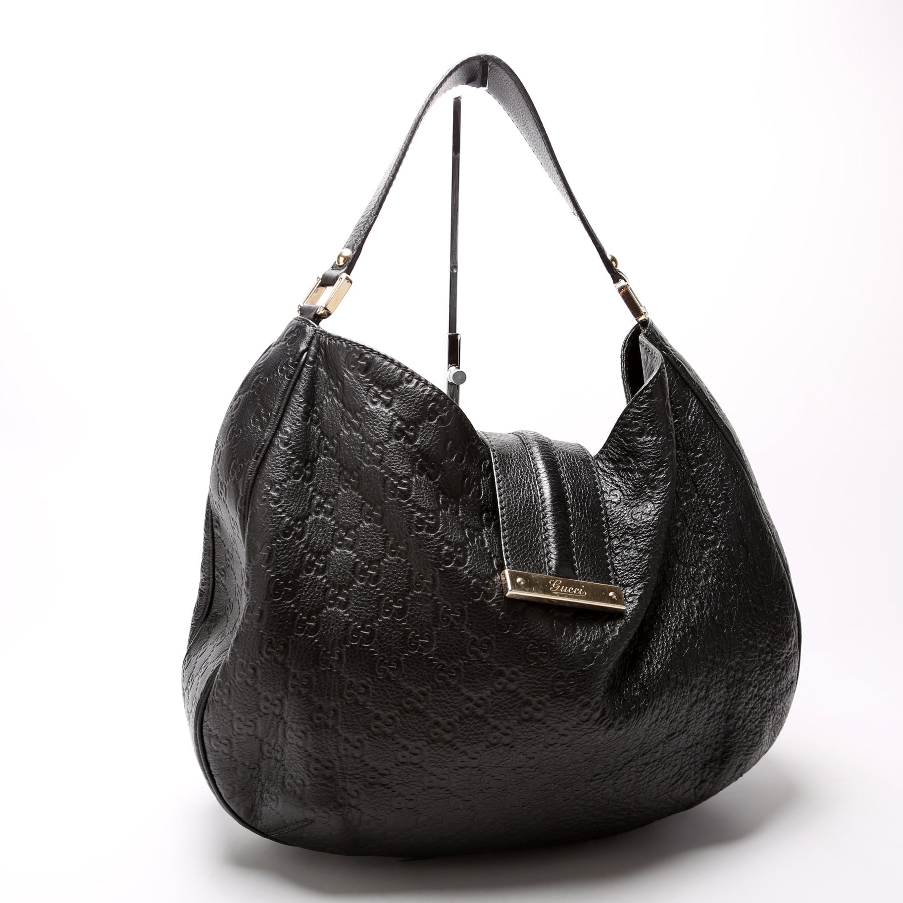 Gucci GG Leather Large Hobo 233604 Bag