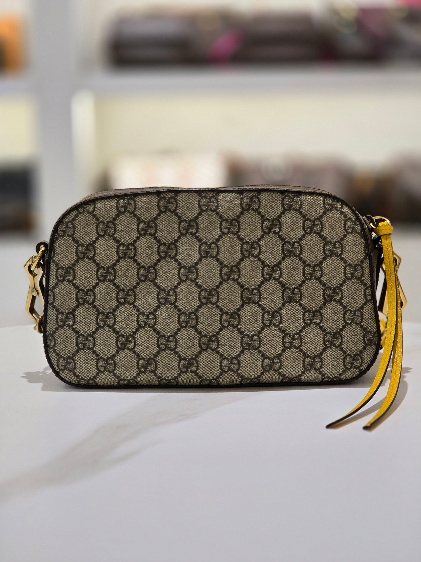 Gucci Leather Canvas Crossbody