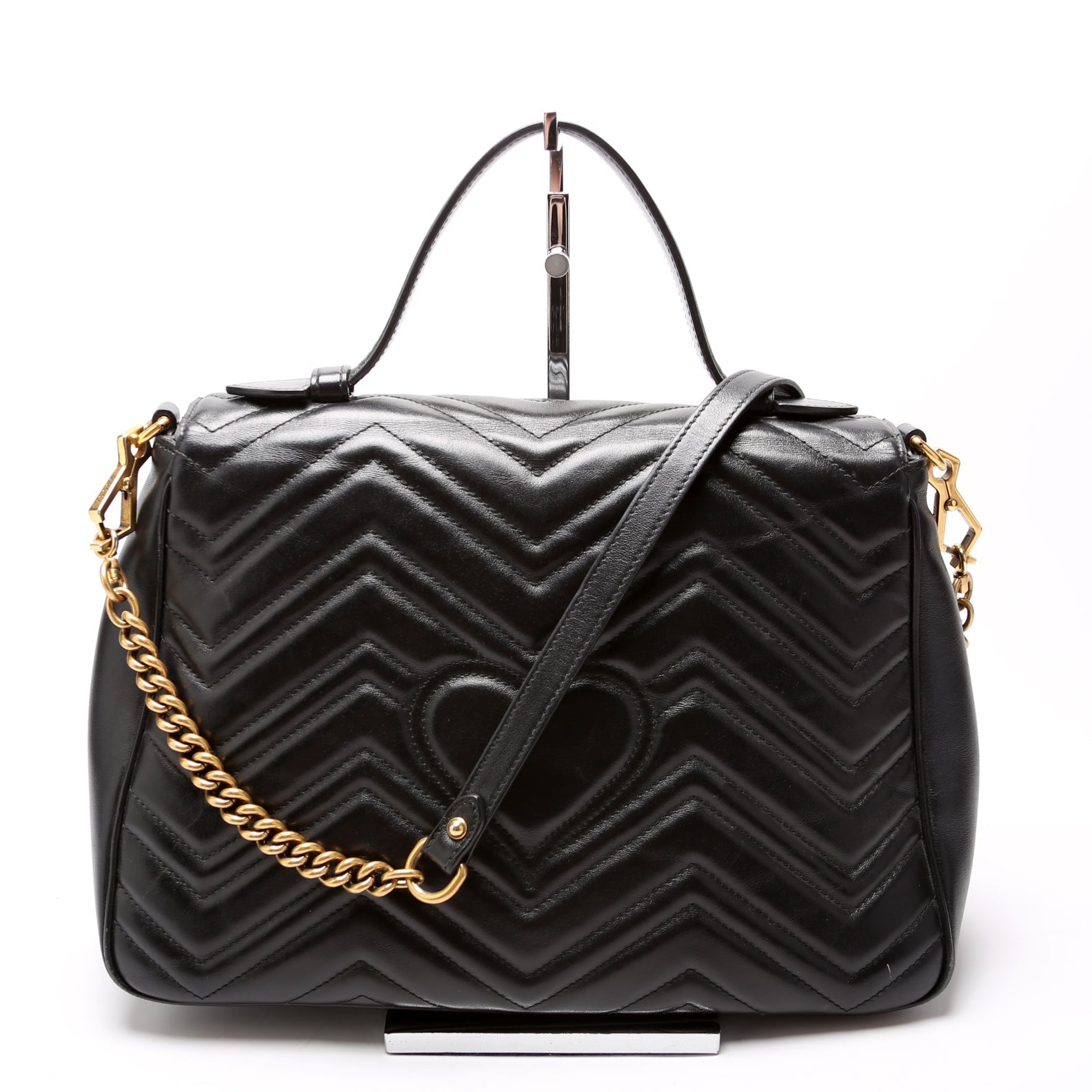 Gucci 498109 Marmont Top Handle Medium Bag