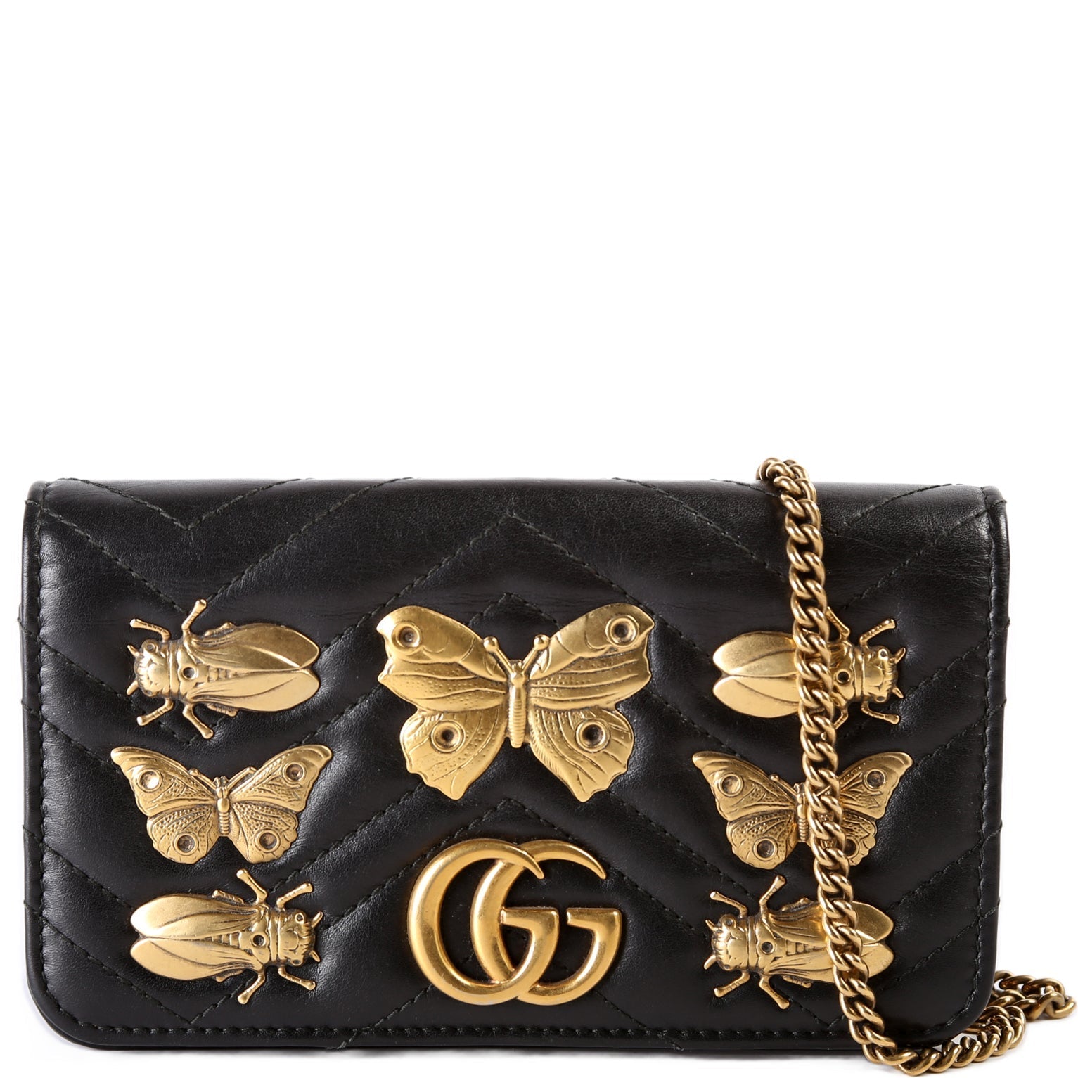 Gucci GG Marmont Animal Stud Mini 488426 for Dan Bag