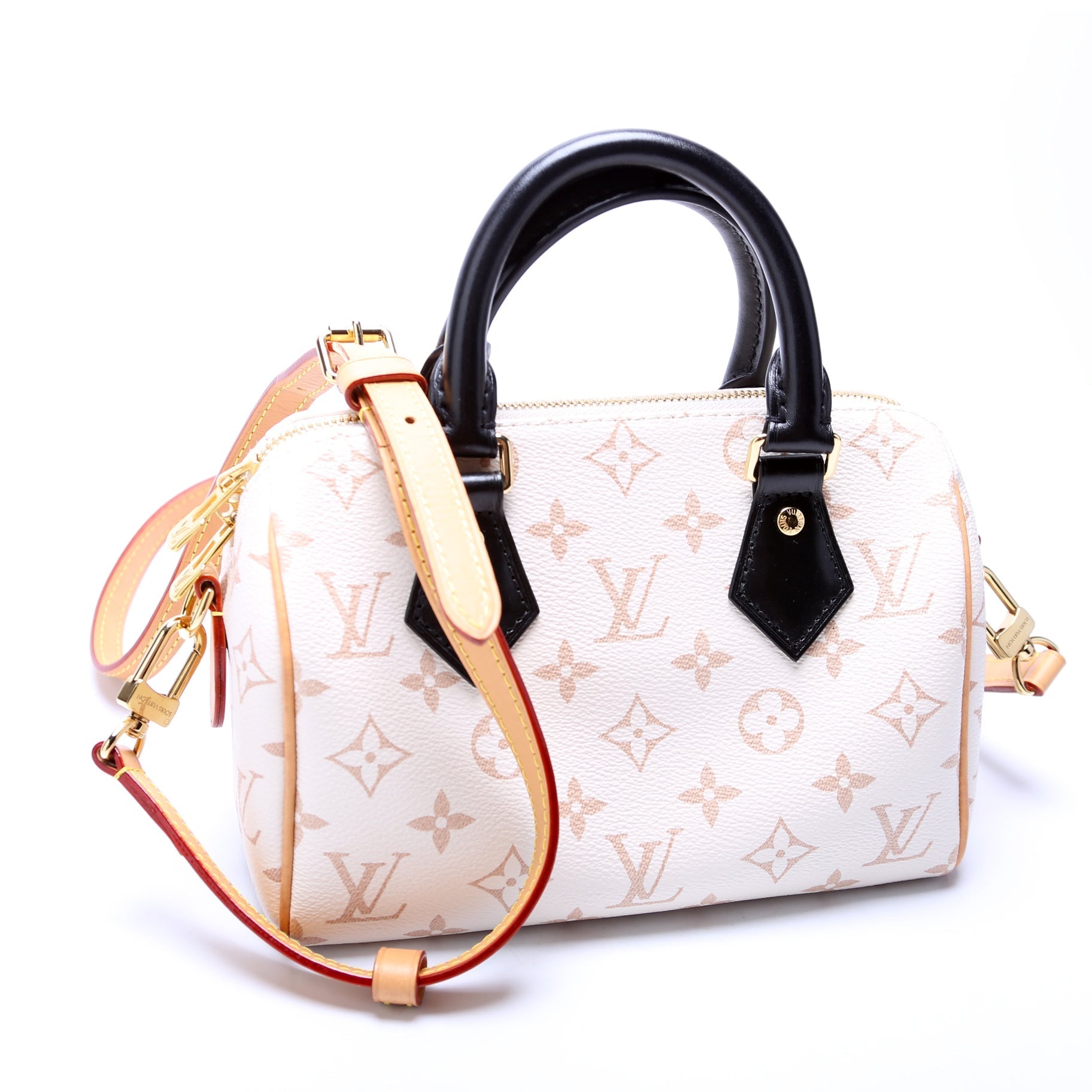 Louis Vuitton Speedy 20 Bandouliere Dune Canvas