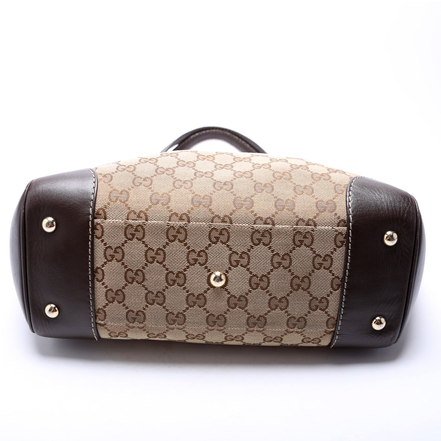 Gucci 257061 GG Canvas Mayfair Medium Tote Bag