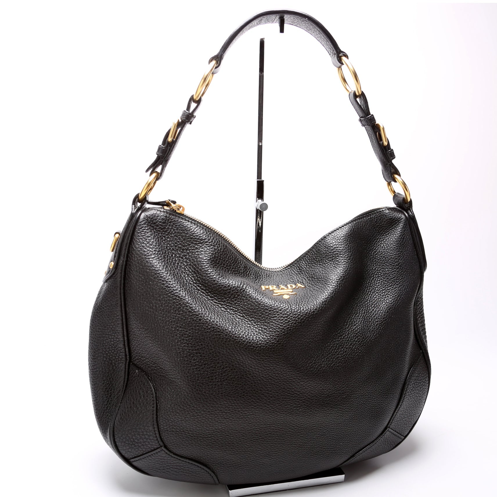 Prada Vitello Daino Hobo Bag