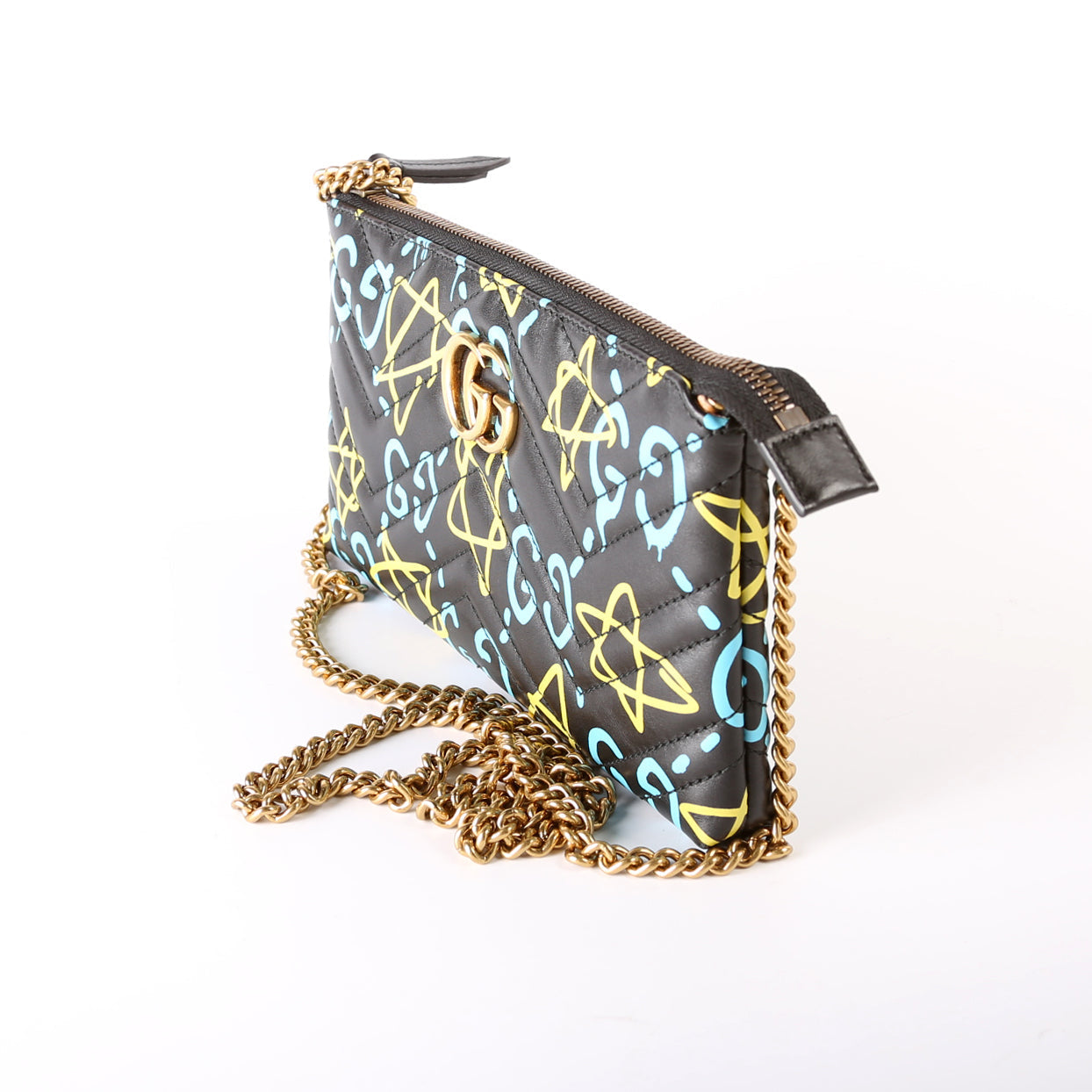 Gucci Chain Leather Crossbody