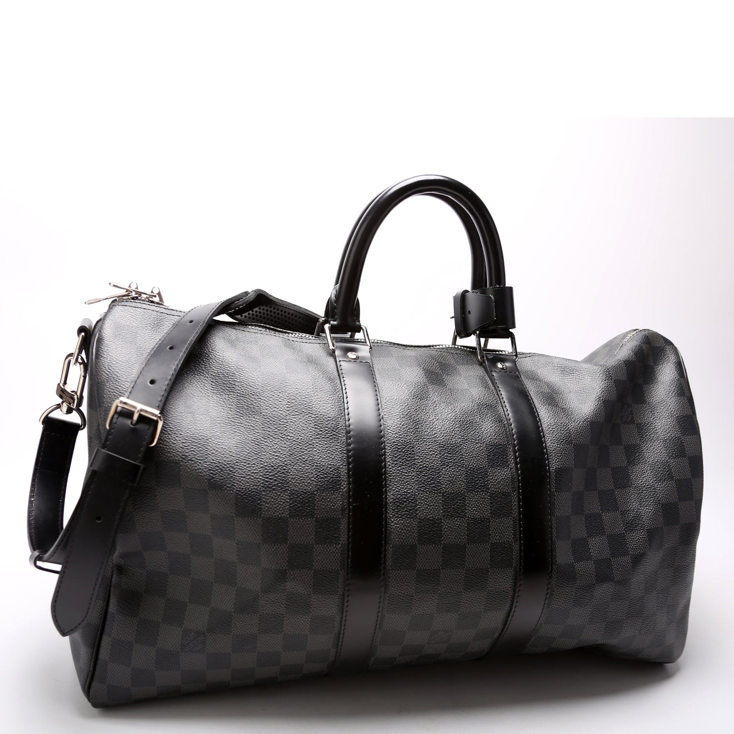 Luxury Women's Handbag | Louis Vuitton Keepall 45 Bandouliere Damier Graphite