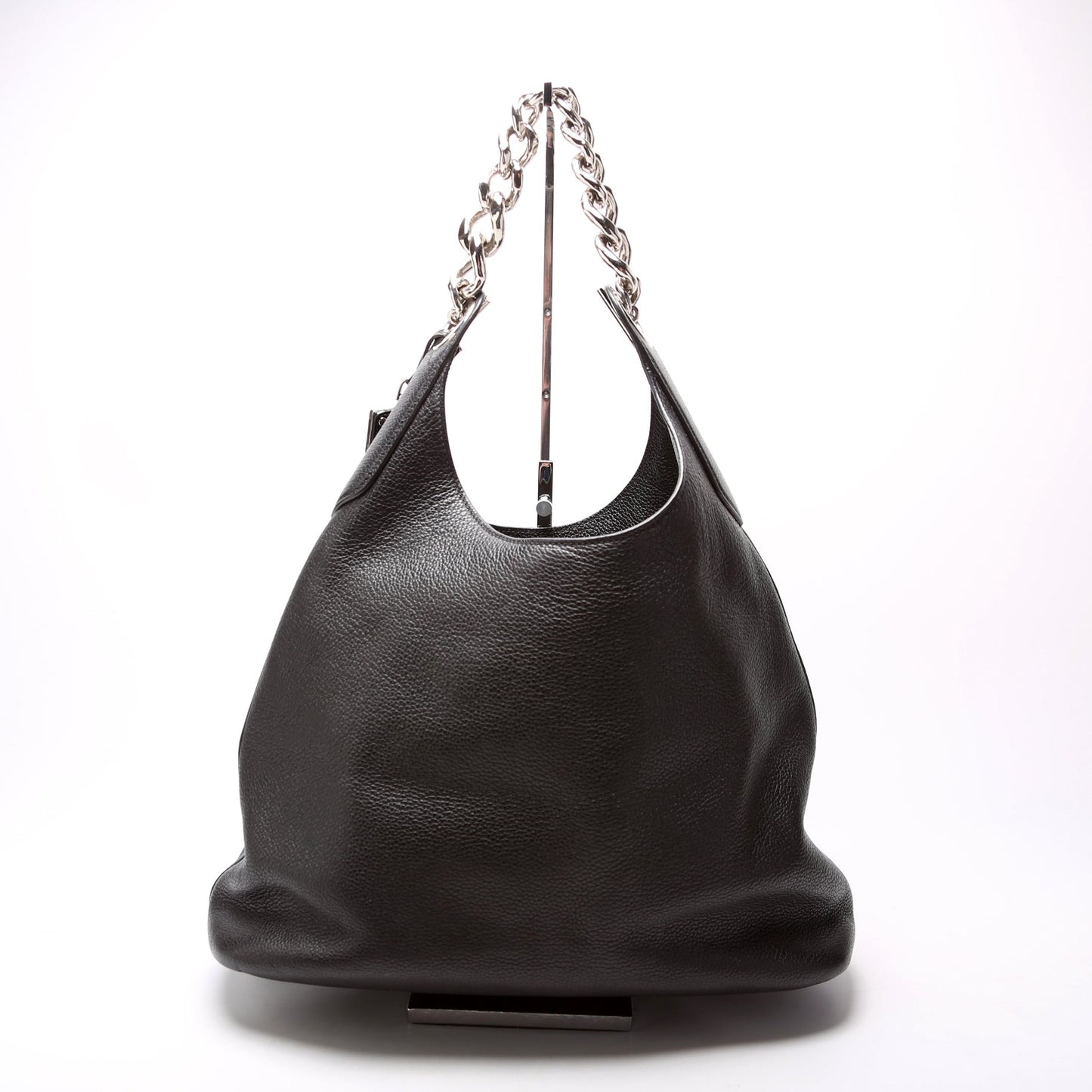 Prada Vitello Daino Chain Hobo Bag