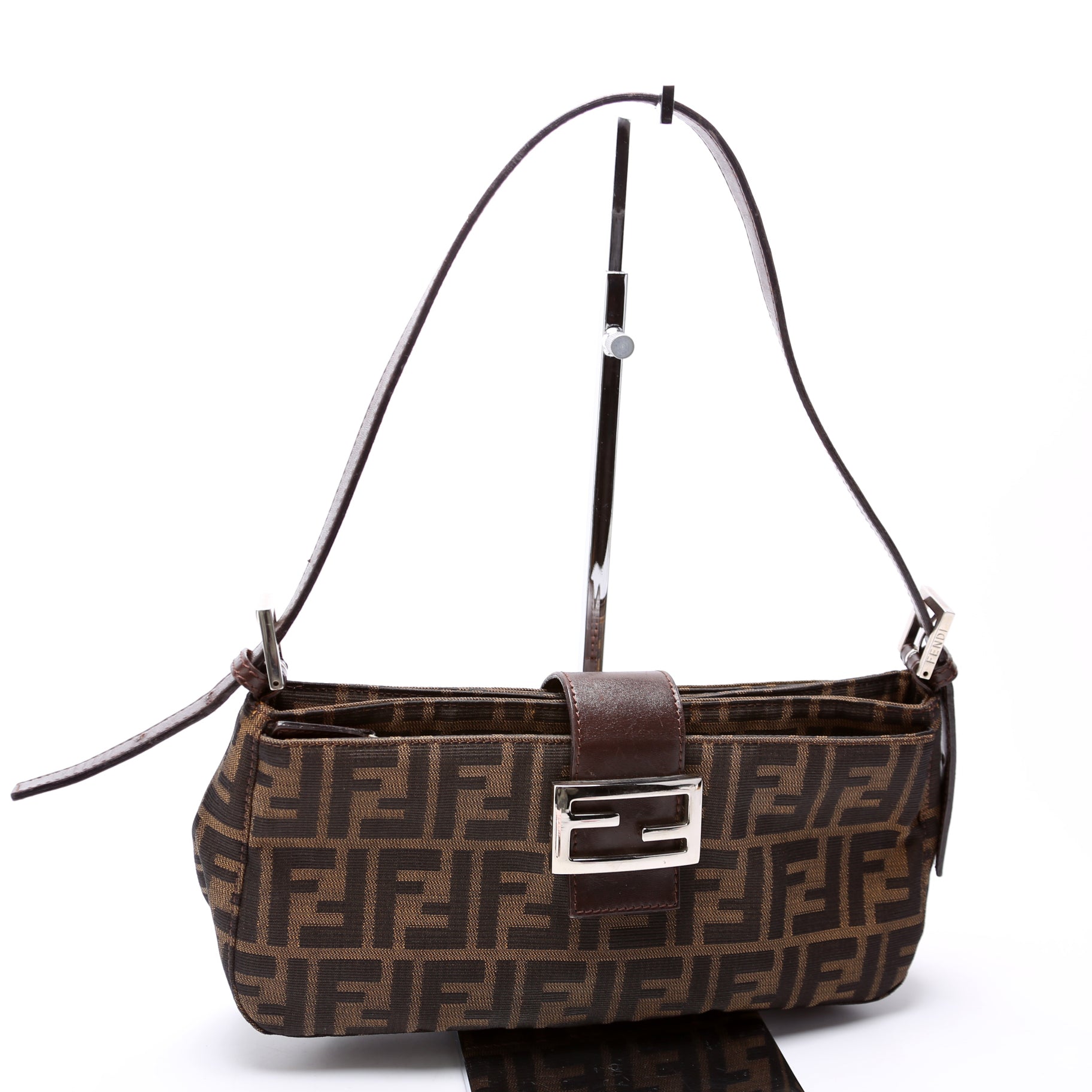 Fendi 26172 FF Zucca Shoulder Bag