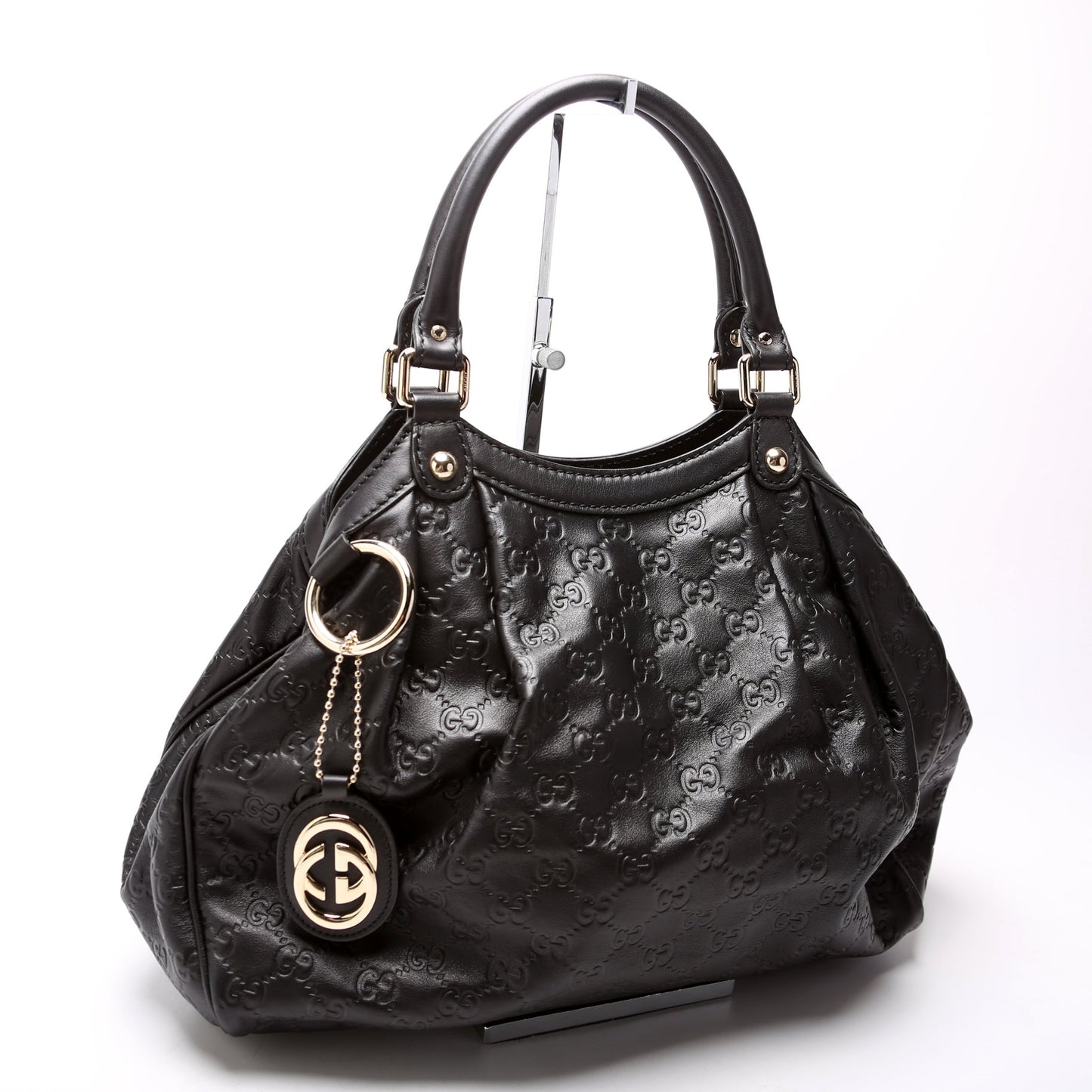 Gucci 211944 Sukey GG Leather Medium Bag