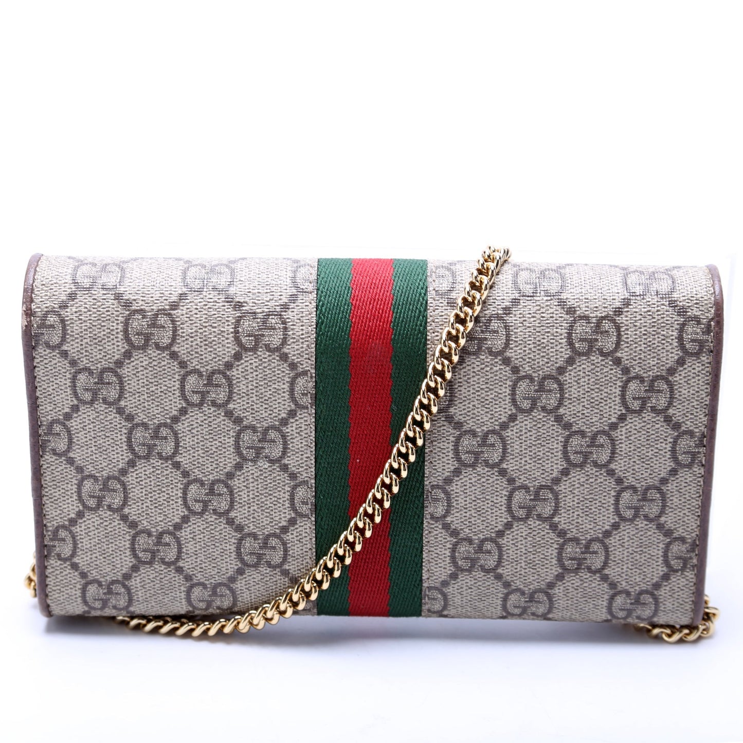 Gucci 546592 Ophidia GG Supreme Chain Wallet Bag