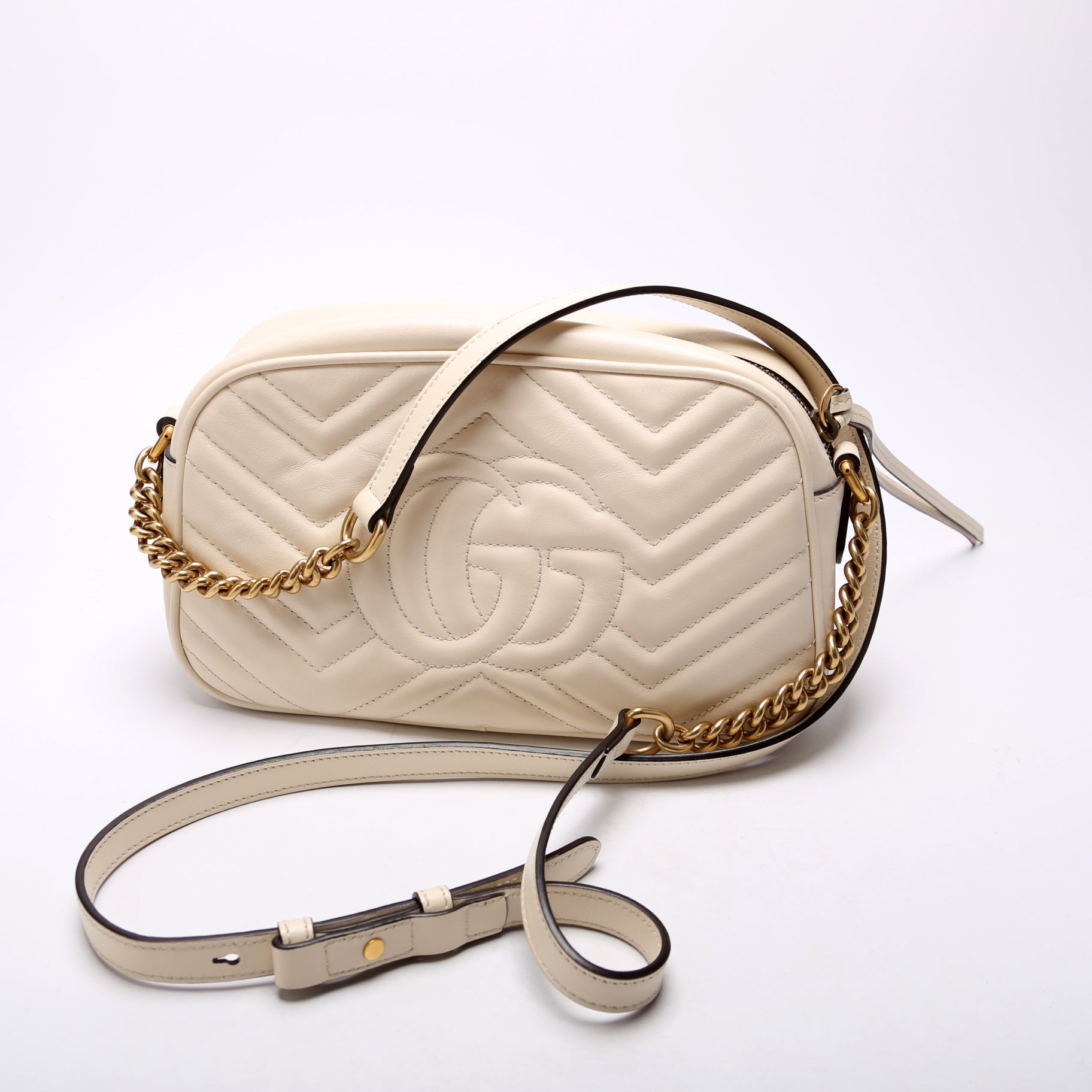 Gucci 447632 Marmont Small Leather Camera Bag