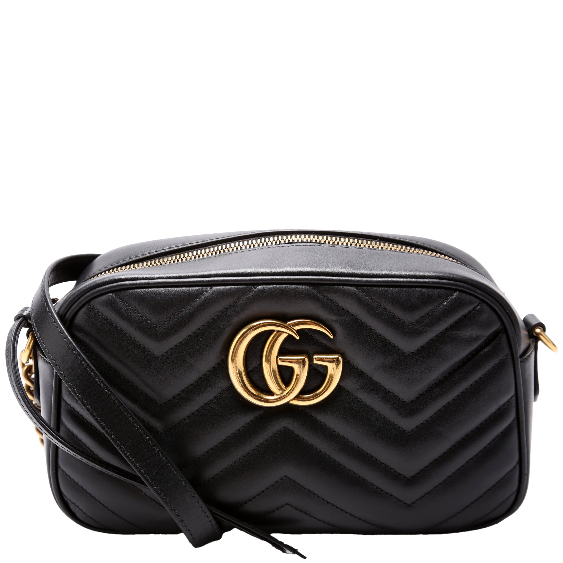 Gucci 447632 Marmont Small Leather Camera Bag