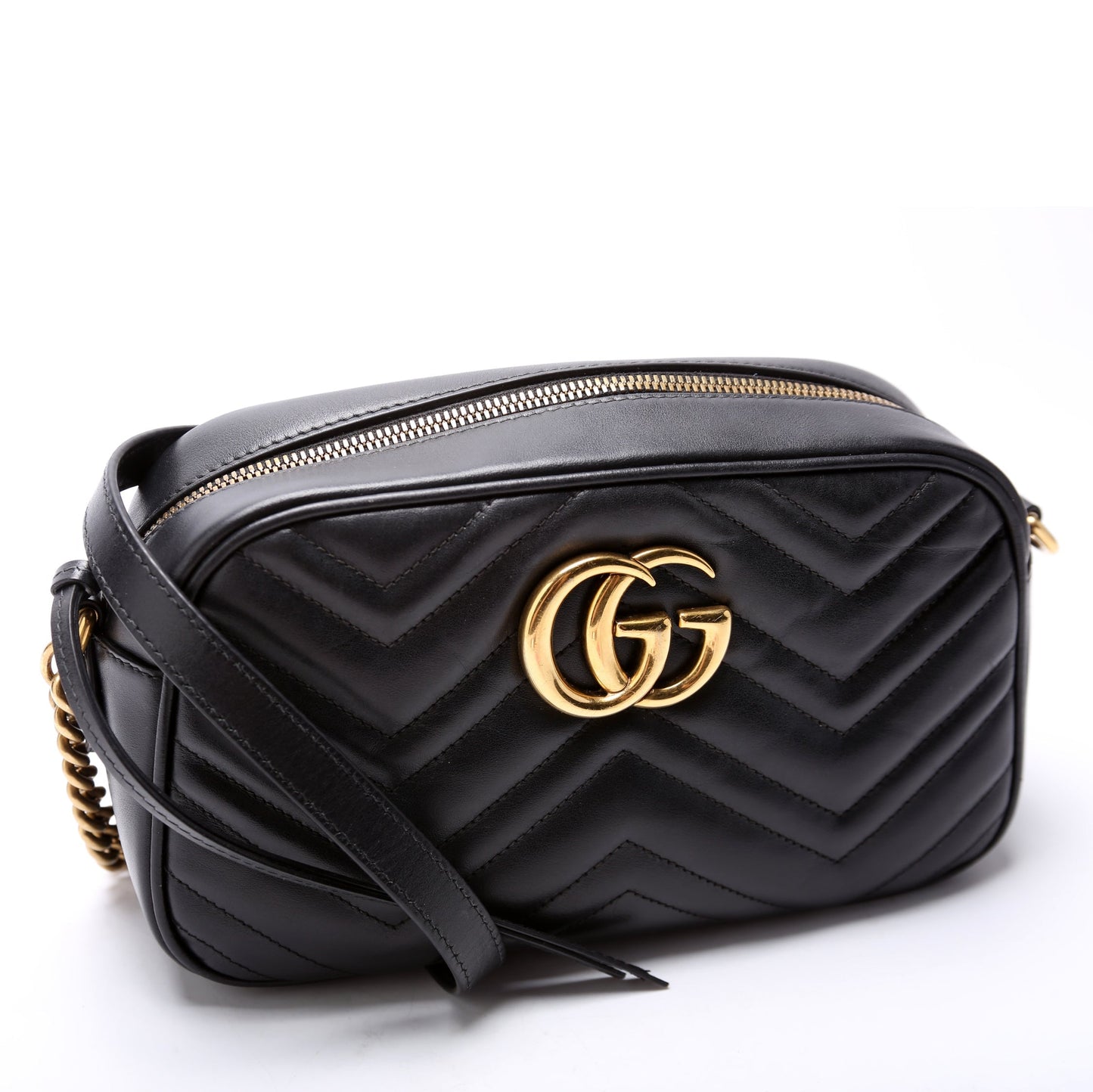 Gucci 447632 Marmont Small Leather Camera Bag